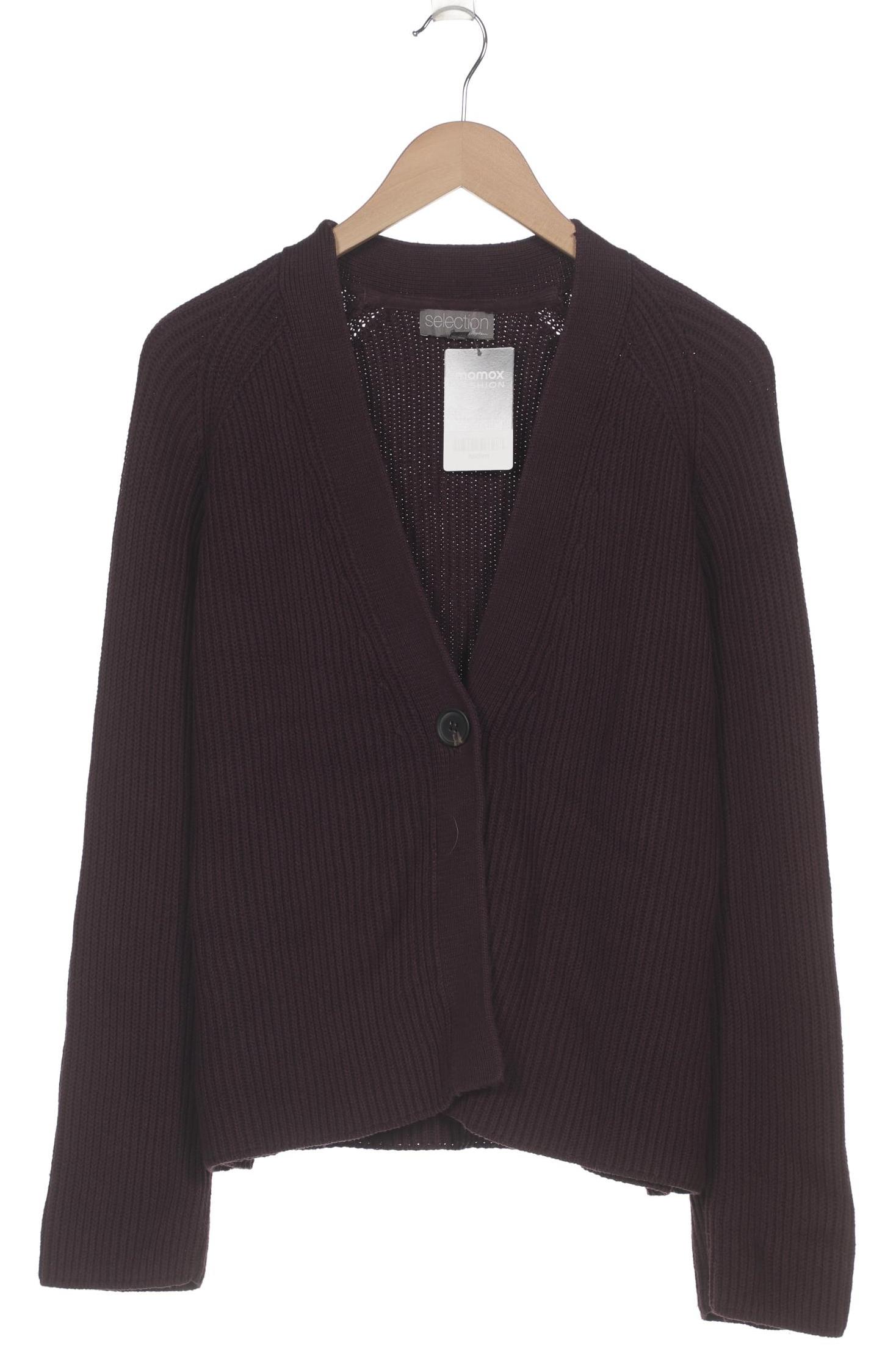 

Selection by Ulla Popken Damen Strickjacke, bordeaux, Gr. 42