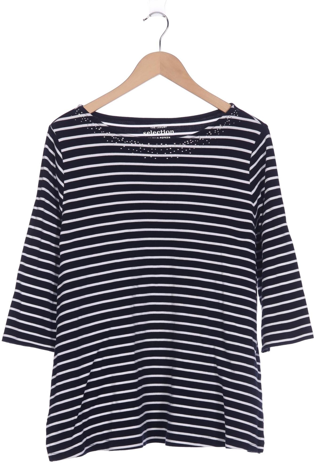 

Selection by Ulla Popken Damen Langarmshirt, marineblau, Gr. 42