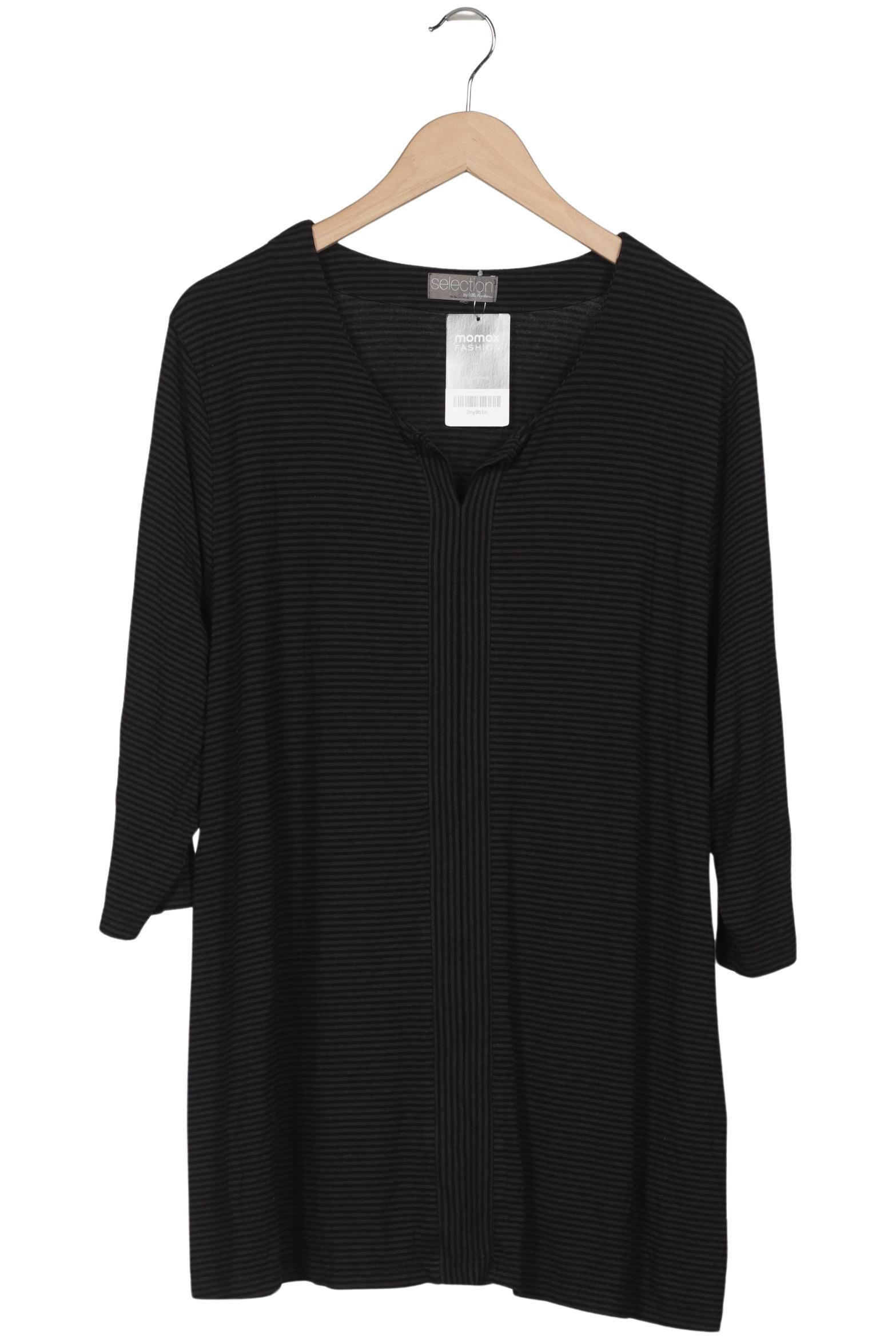 

Selection by Ulla Popken Damen T-Shirt, schwarz, Gr. 46