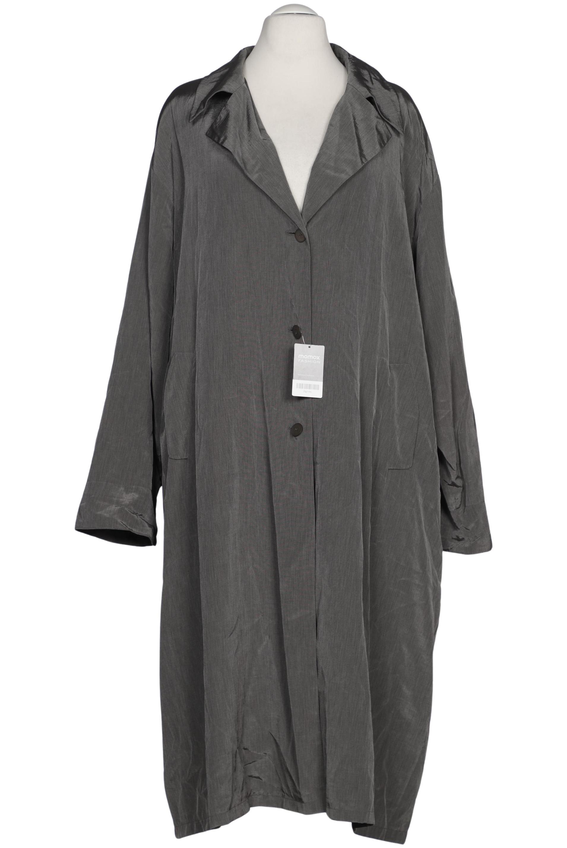 

Selection by Ulla Popken Damen Mantel, grau, Gr. 56