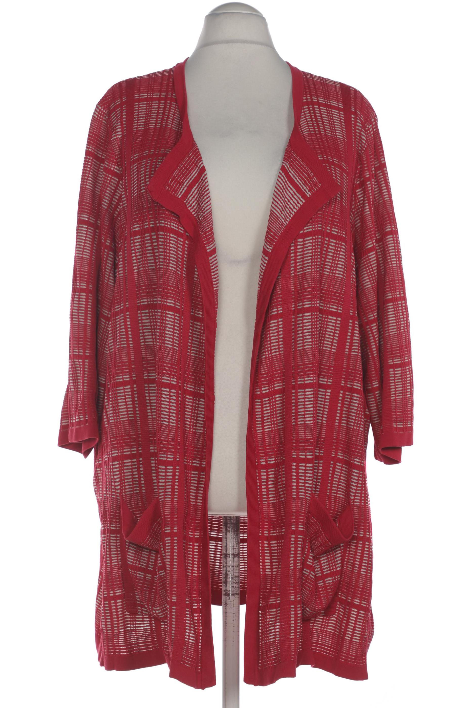 

Selection by Ulla Popken Damen Strickjacke, rot, Gr. 58