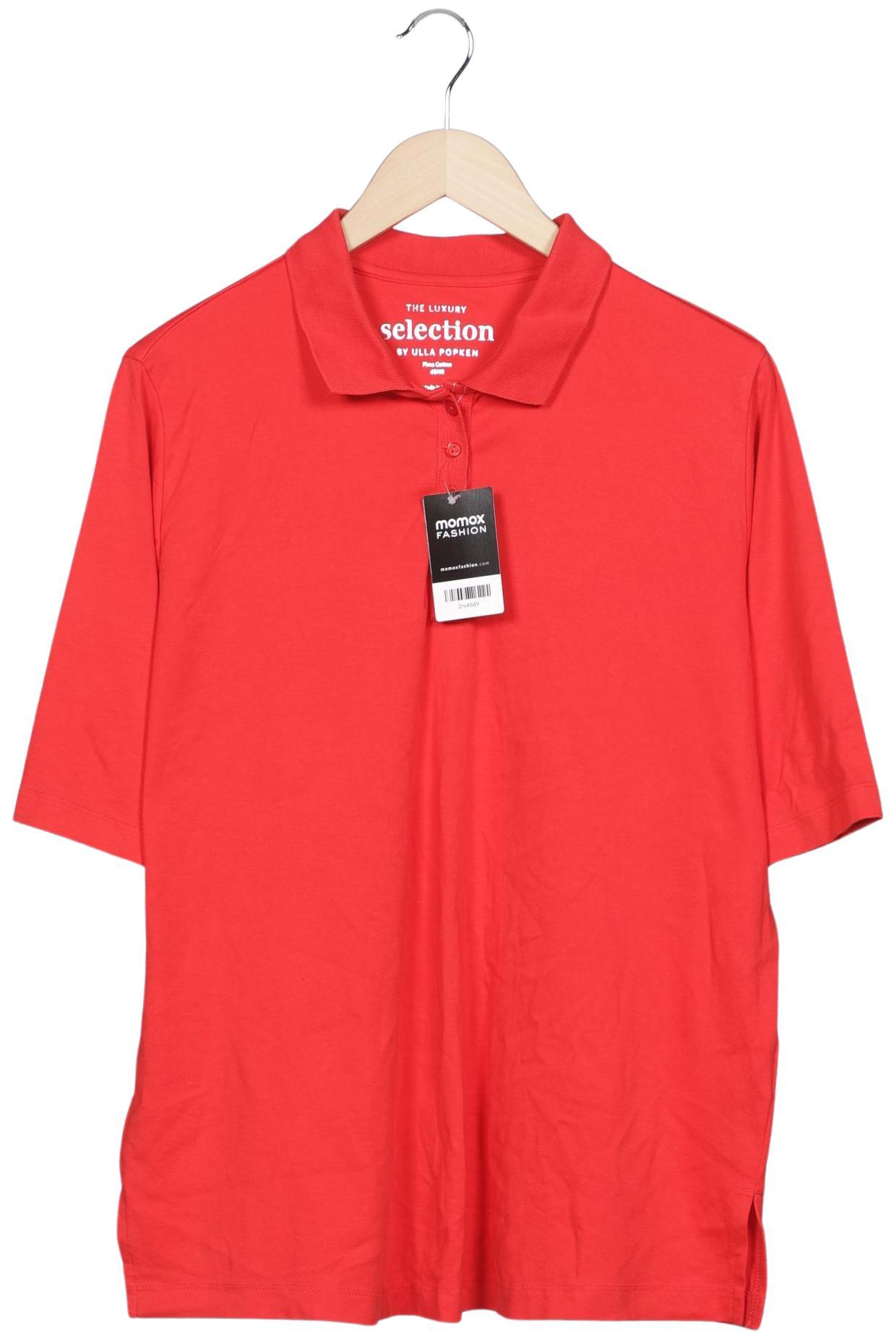 

Selection by Ulla Popken Damen Poloshirt, rot, Gr. 46