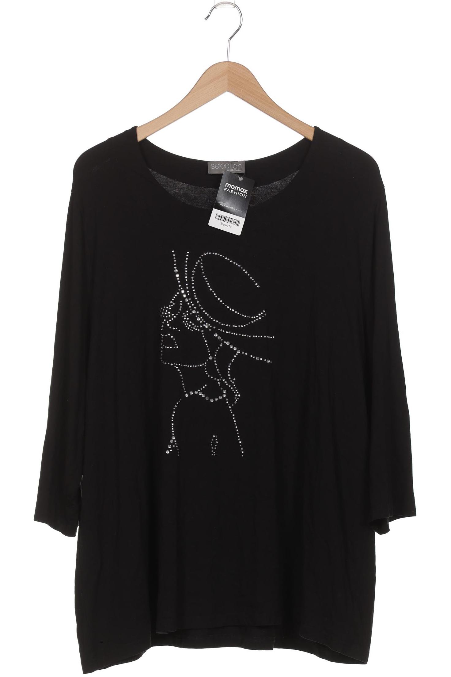 

Selection by Ulla Popken Damen Langarmshirt, schwarz, Gr. 50