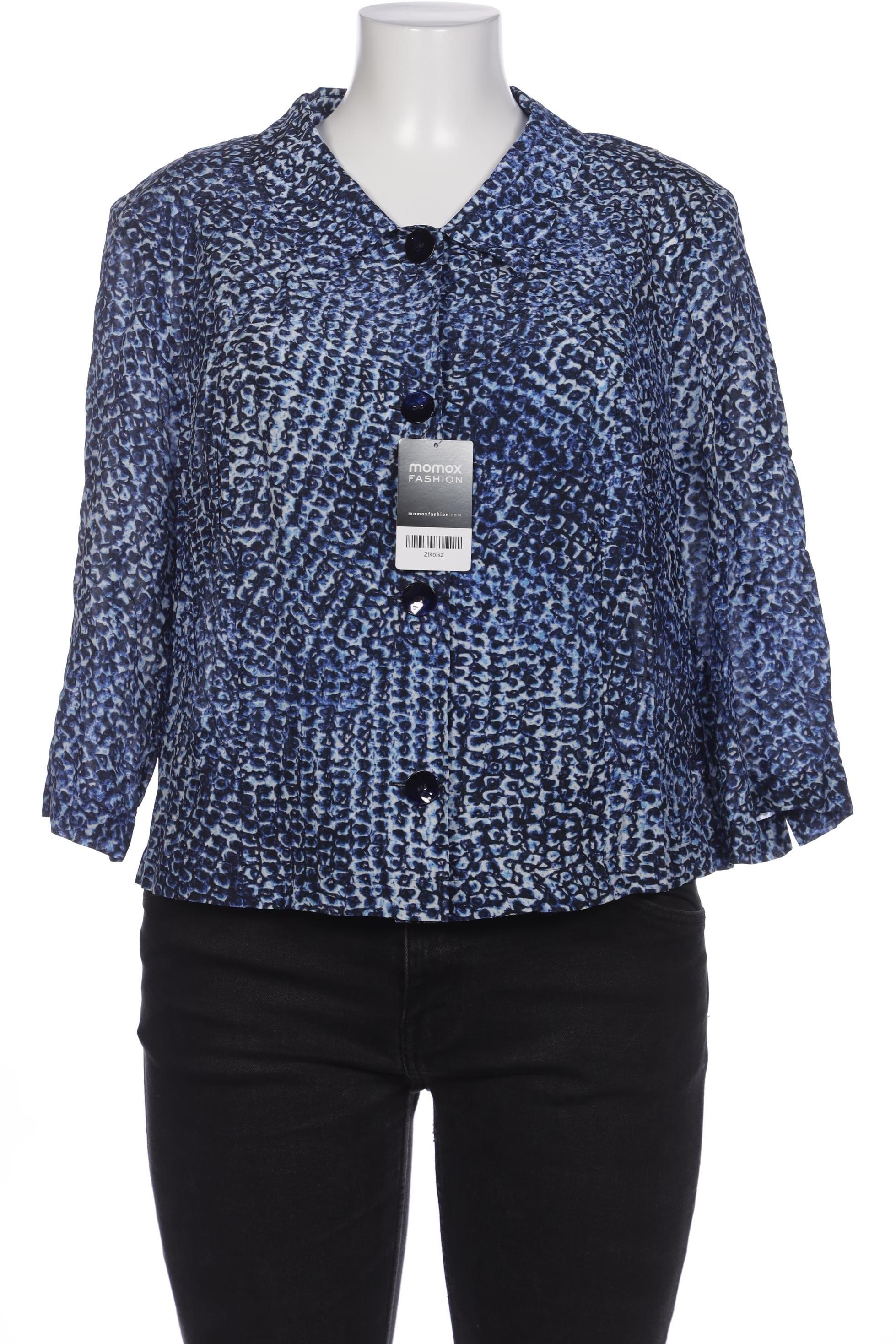 

Selection by Ulla Popken Damen Bluse, blau, Gr. 46