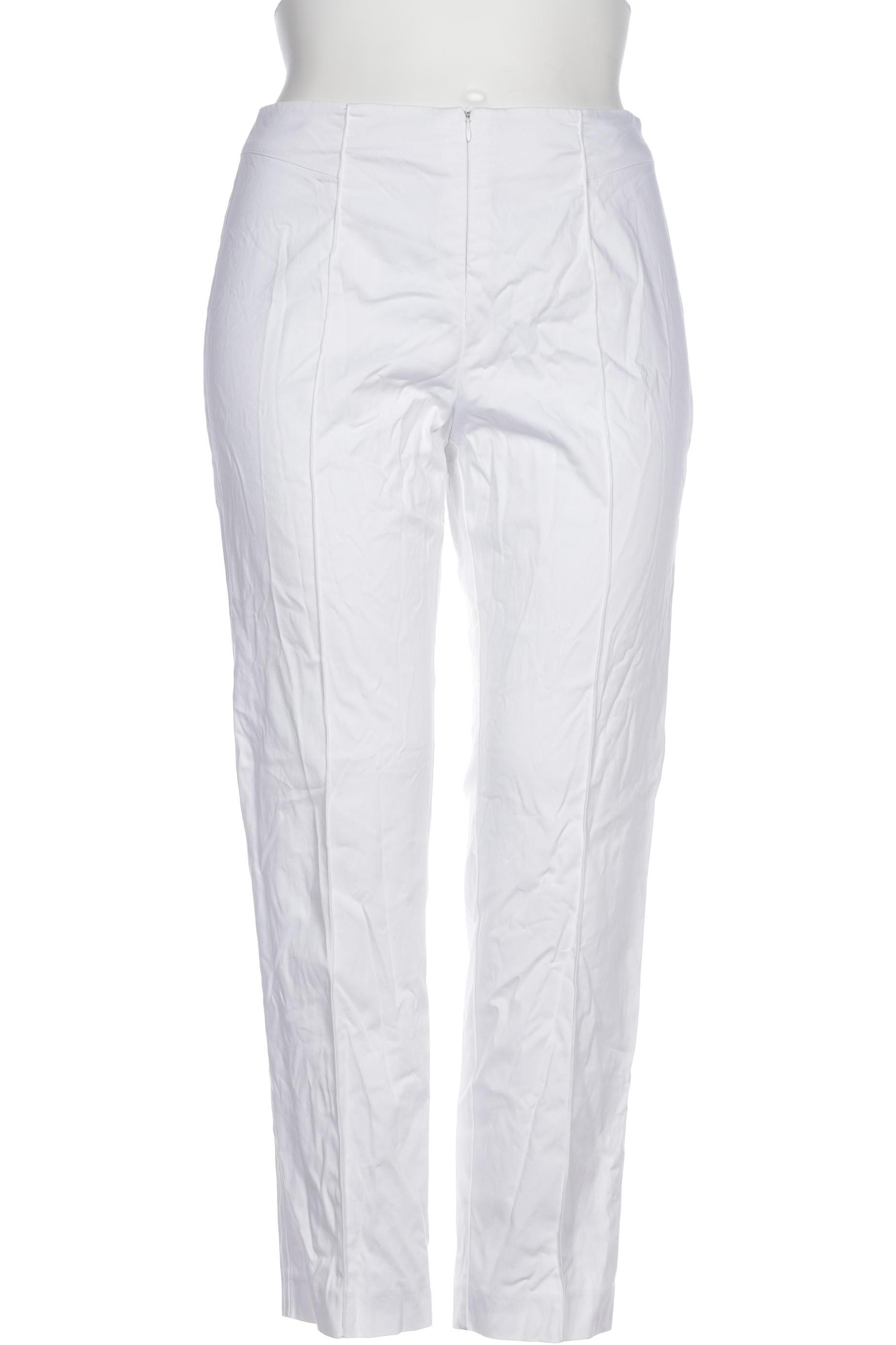 

Selection by Ulla Popken Damen Stoffhose, weiß, Gr. 46