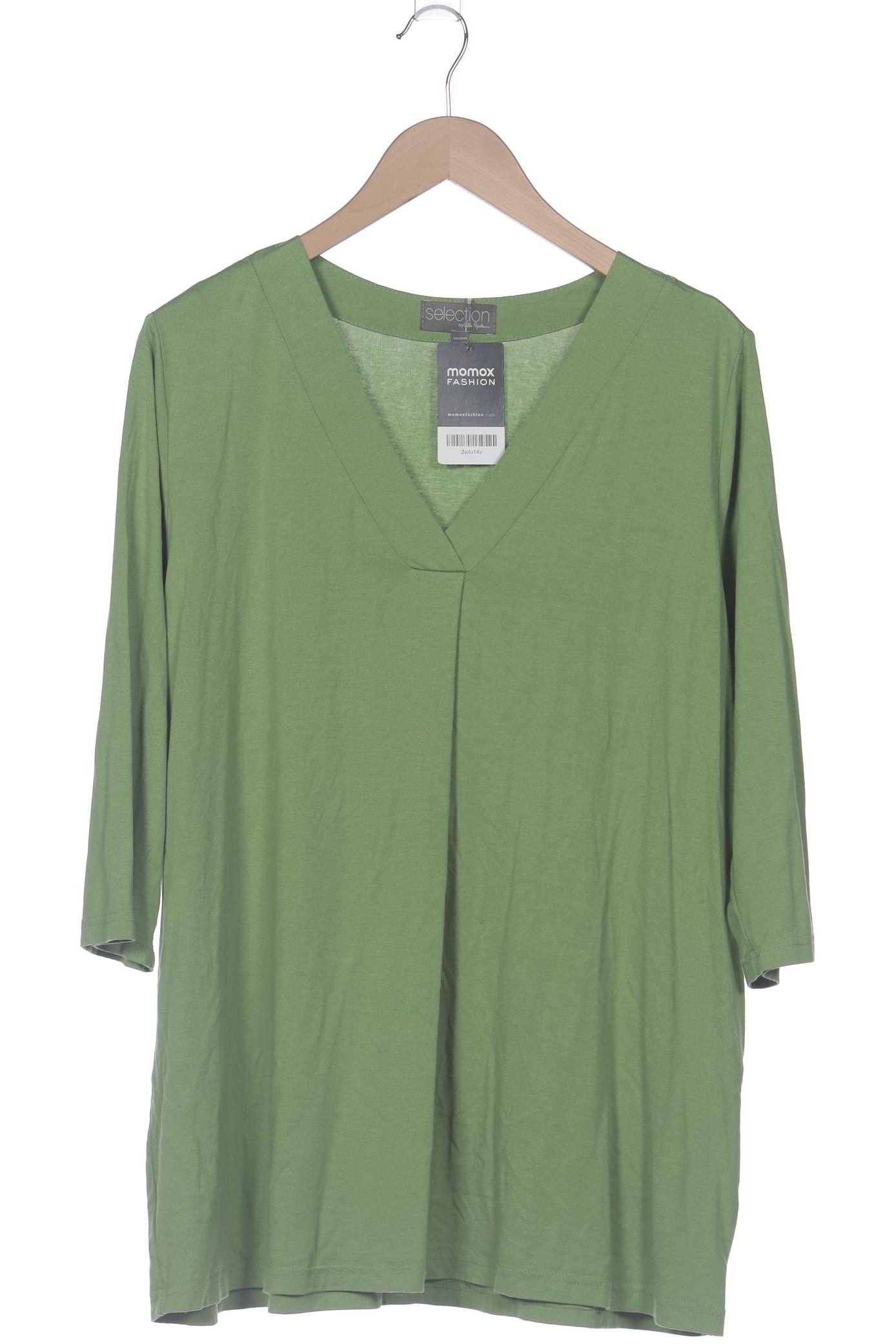 

Selection by Ulla Popken Damen Langarmshirt, grün, Gr. 42