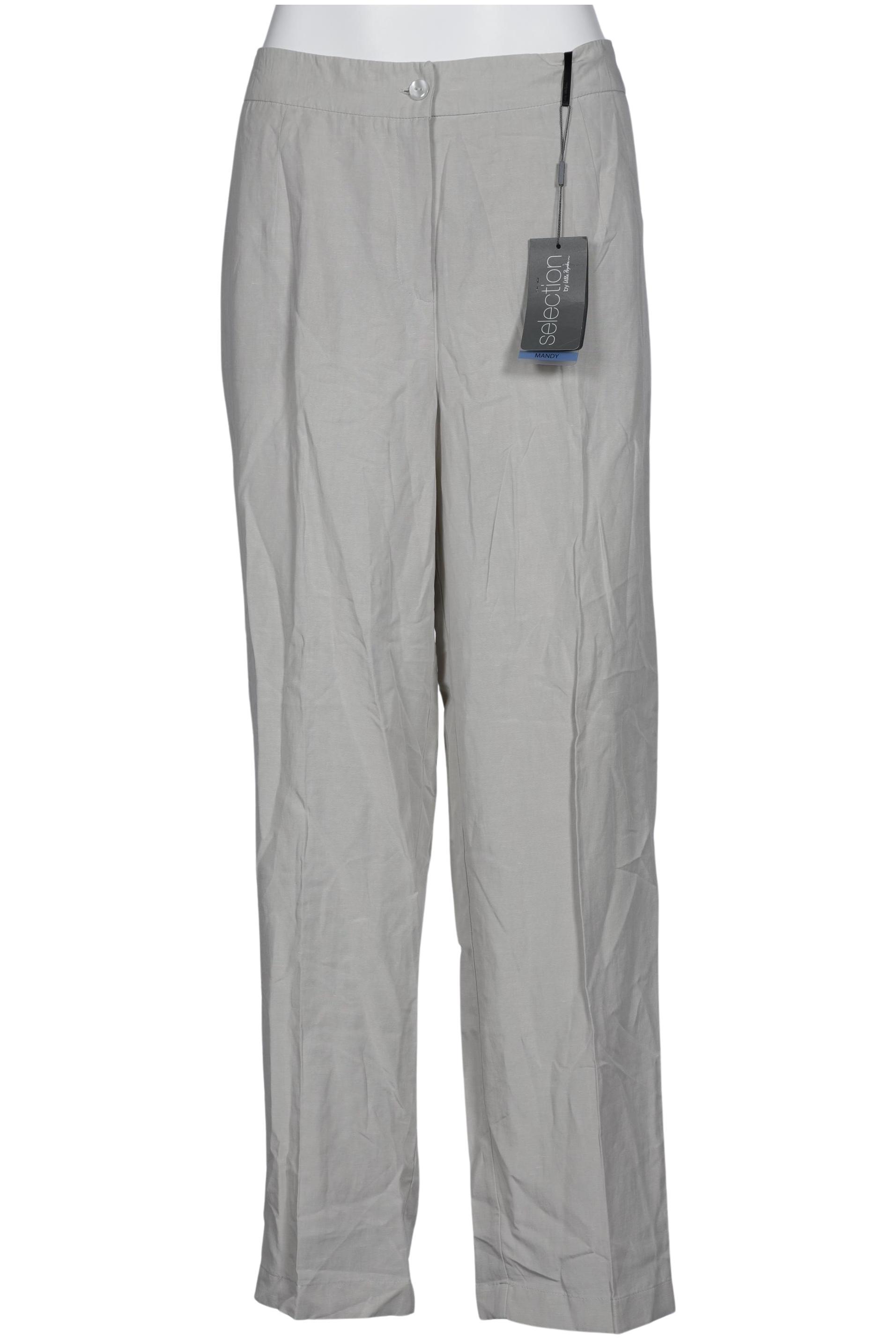 

Selection by Ulla Popken Damen Stoffhose, grau, Gr. 46