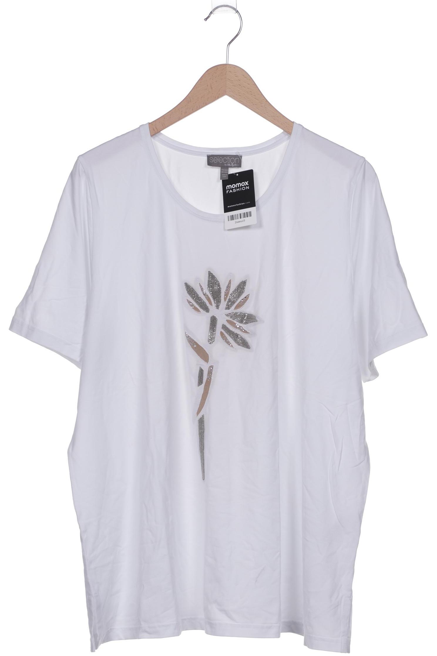 

Selection by Ulla Popken Damen T-Shirt, weiß, Gr. 50