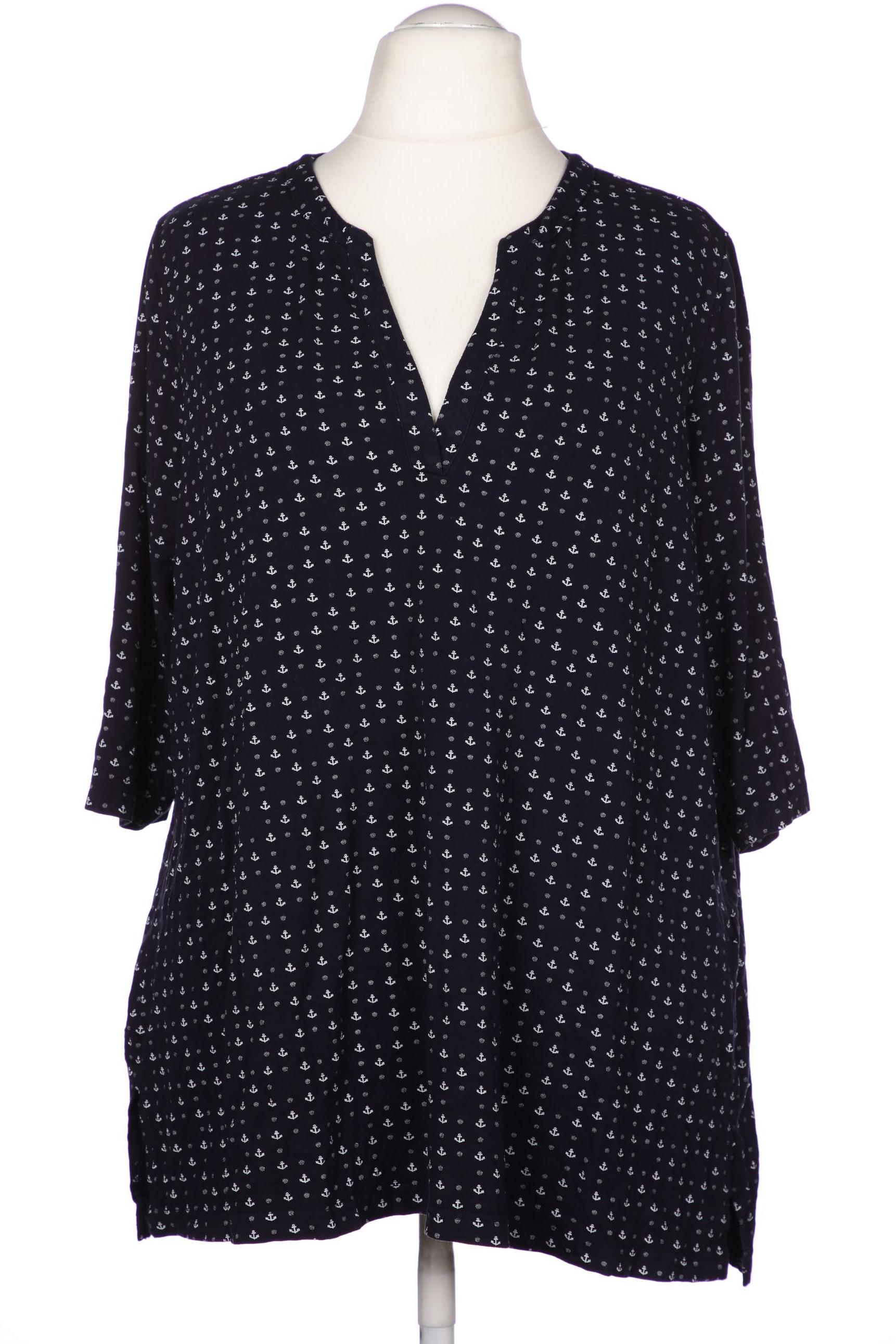

Selection by Ulla Popken Damen Langarmshirt, blau, Gr. 54