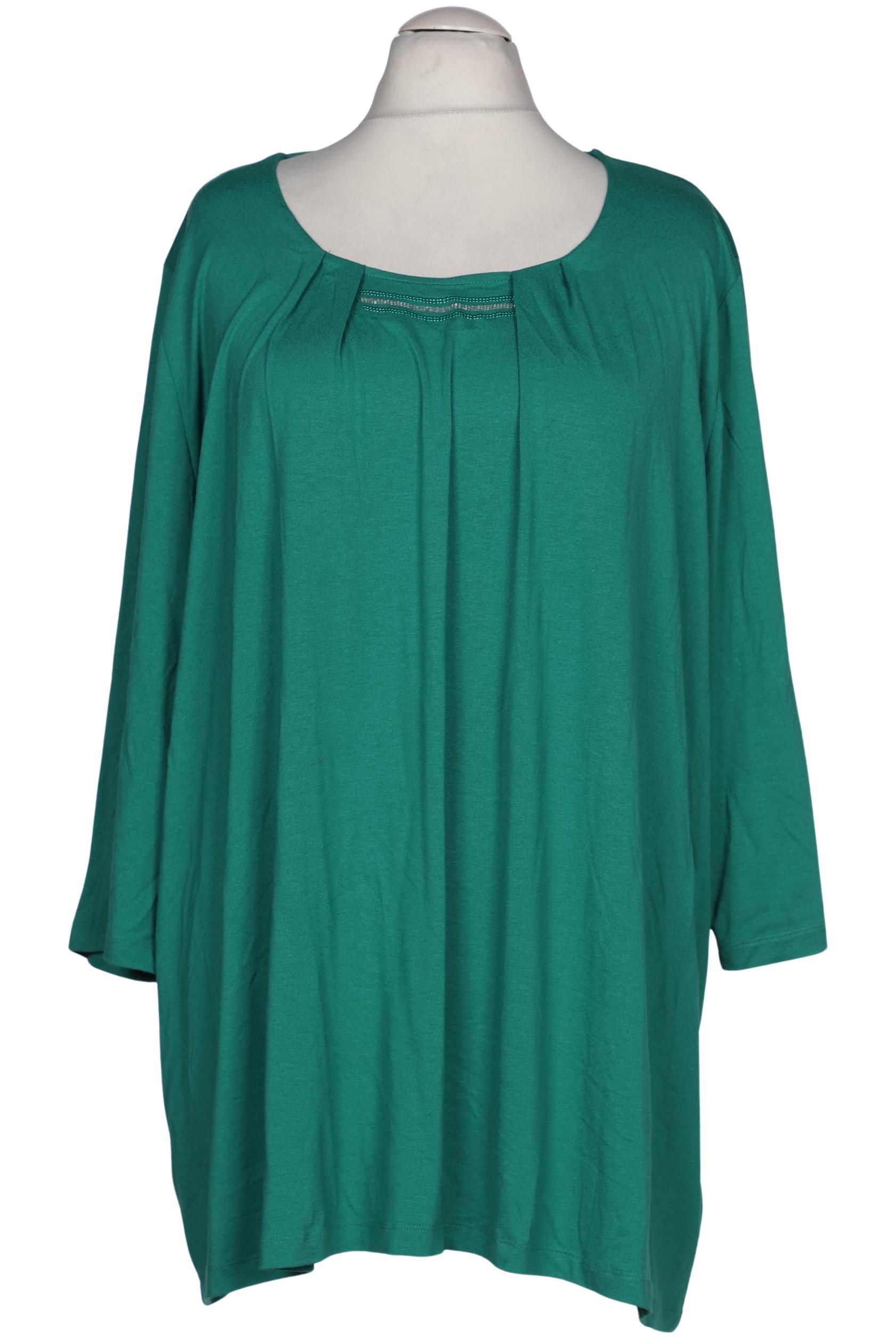 

Selection by Ulla Popken Damen Langarmshirt, grün, Gr. 54