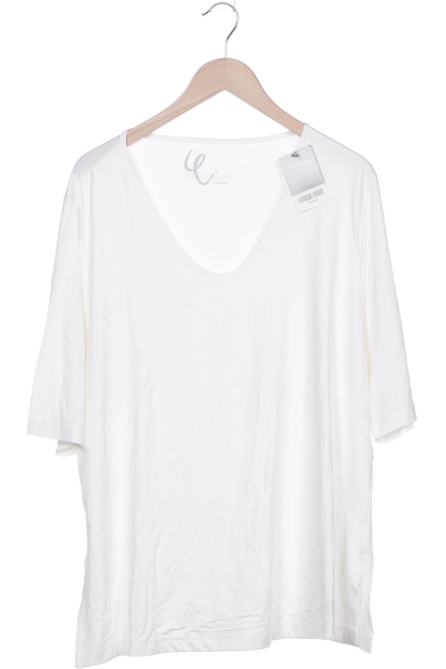 

Selection by Ulla Popken Damen T-Shirt, weiß, Gr. 50