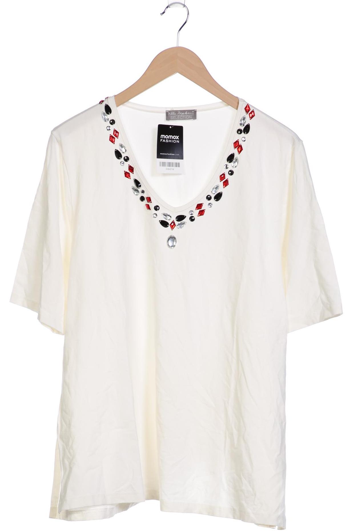 

Selection by Ulla Popken Damen T-Shirt, cremeweiß, Gr. 46