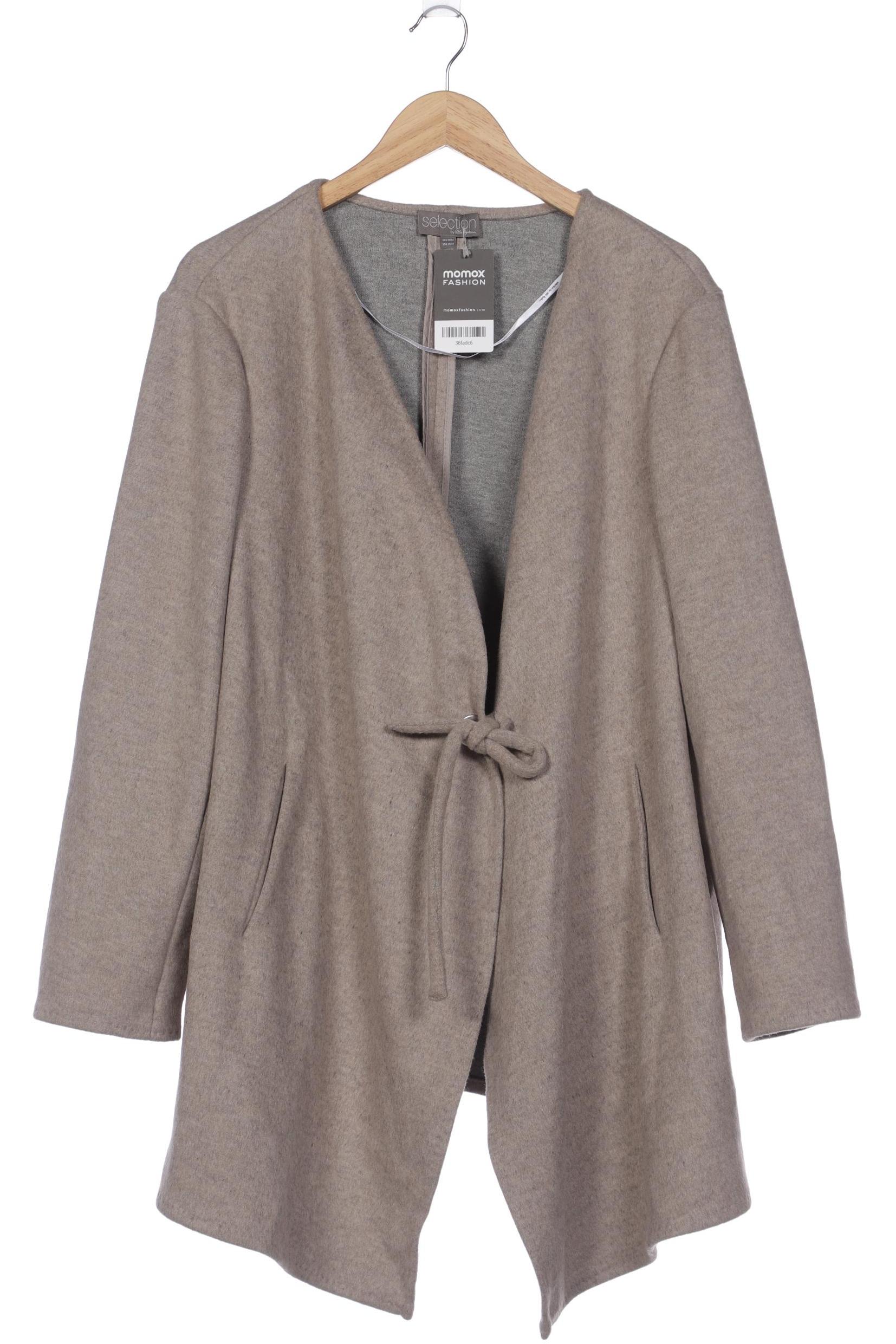 

Selection by Ulla Popken Damen Strickjacke, beige, Gr. 50
