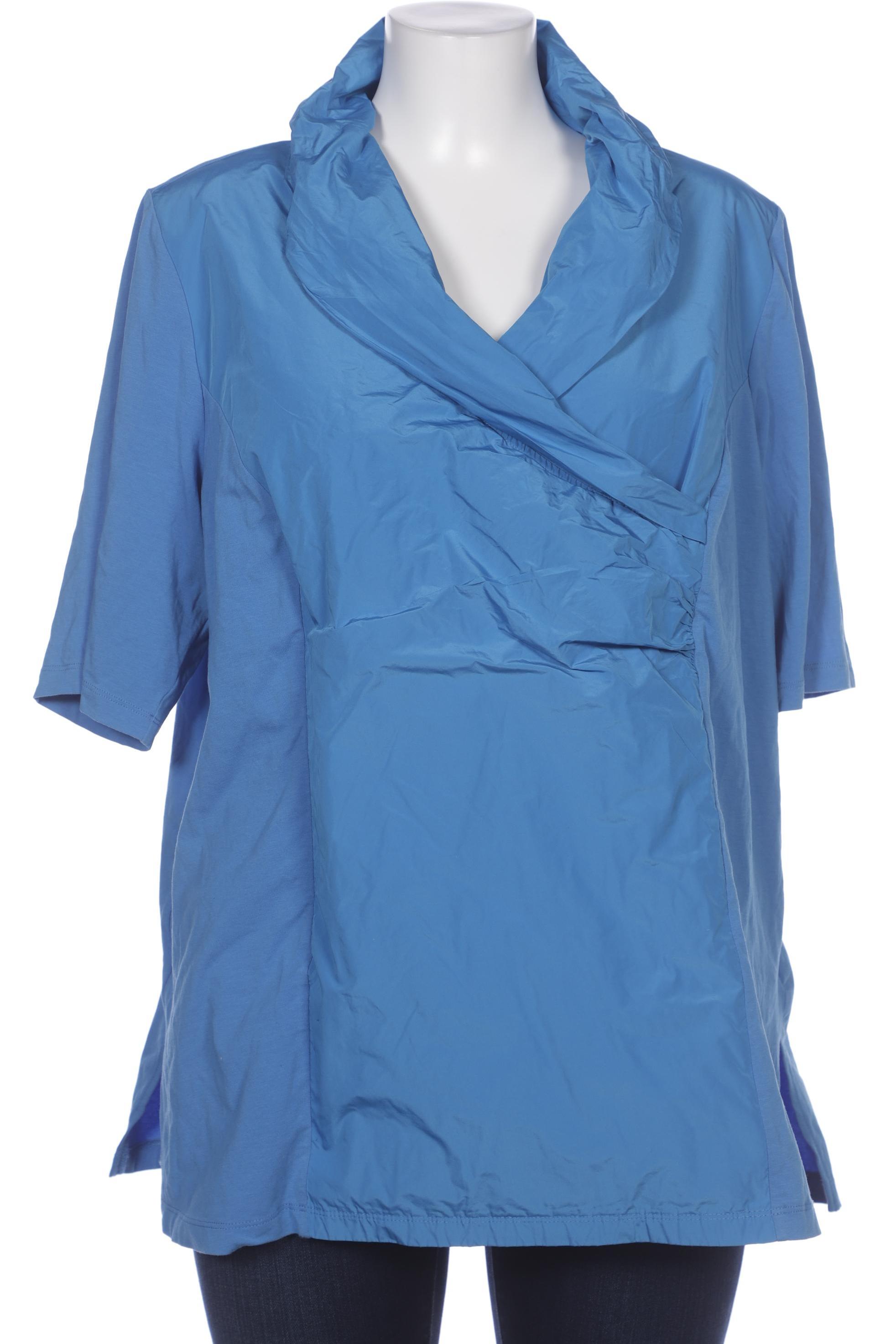 

Selection by Ulla Popken Damen Bluse, blau, Gr. 50