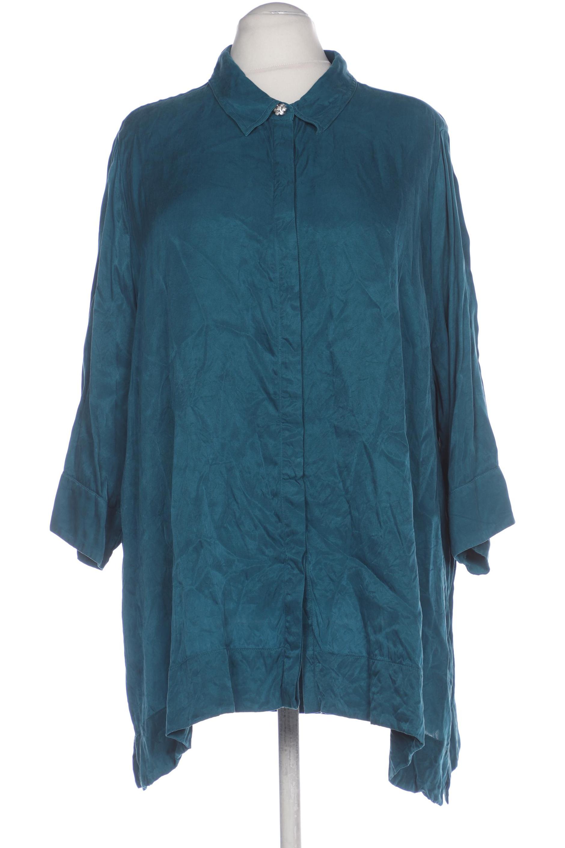 

Selection by Ulla Popken Damen Bluse, türkis, Gr. 54