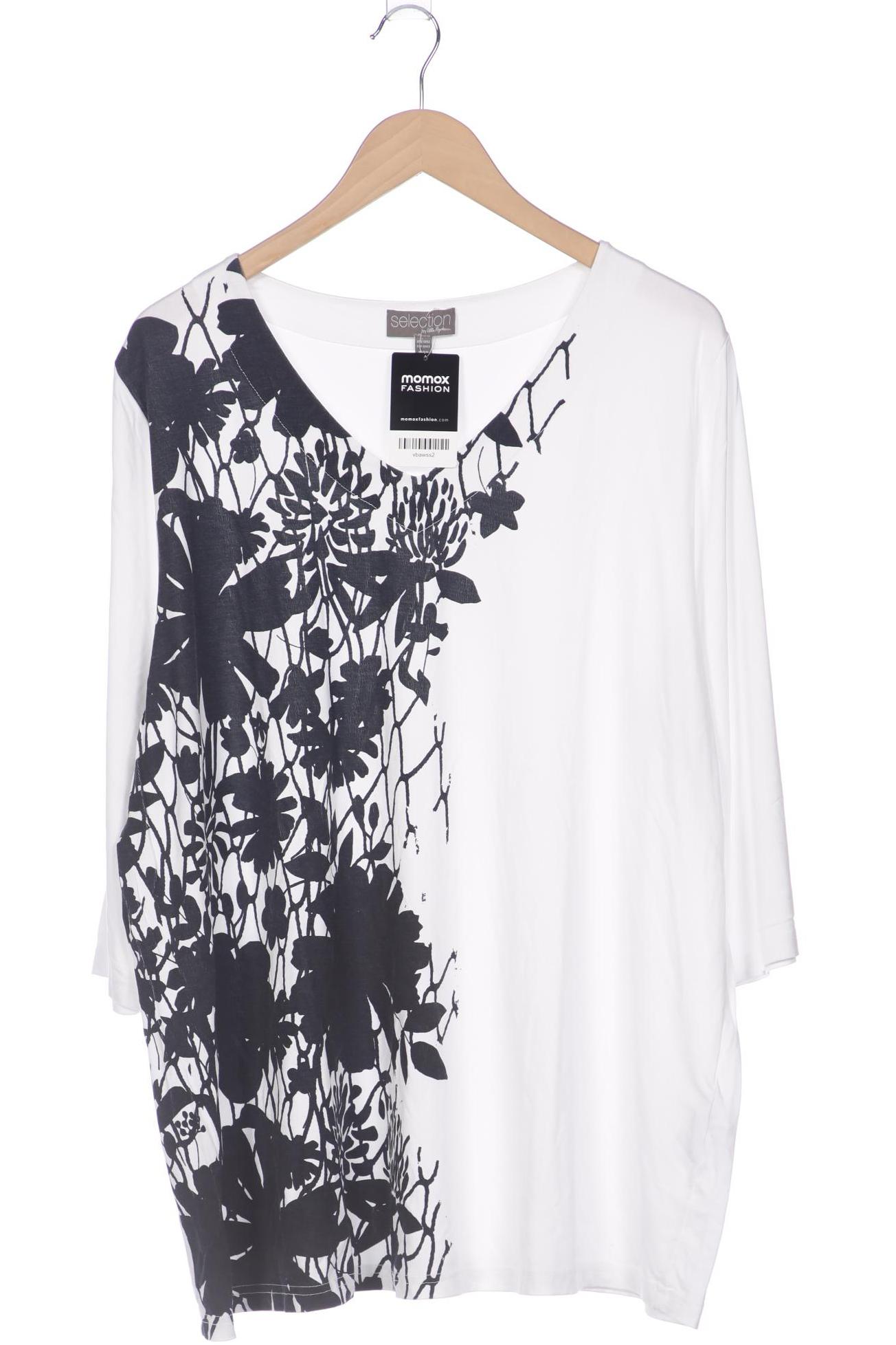 

Selection by Ulla Popken Damen Langarmshirt, weiß, Gr. 50