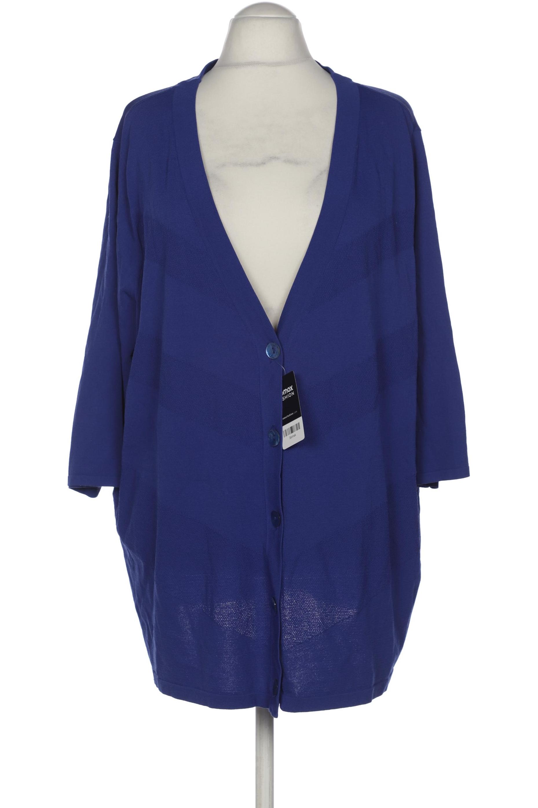 

Selection by Ulla Popken Damen Strickjacke, blau, Gr. 52