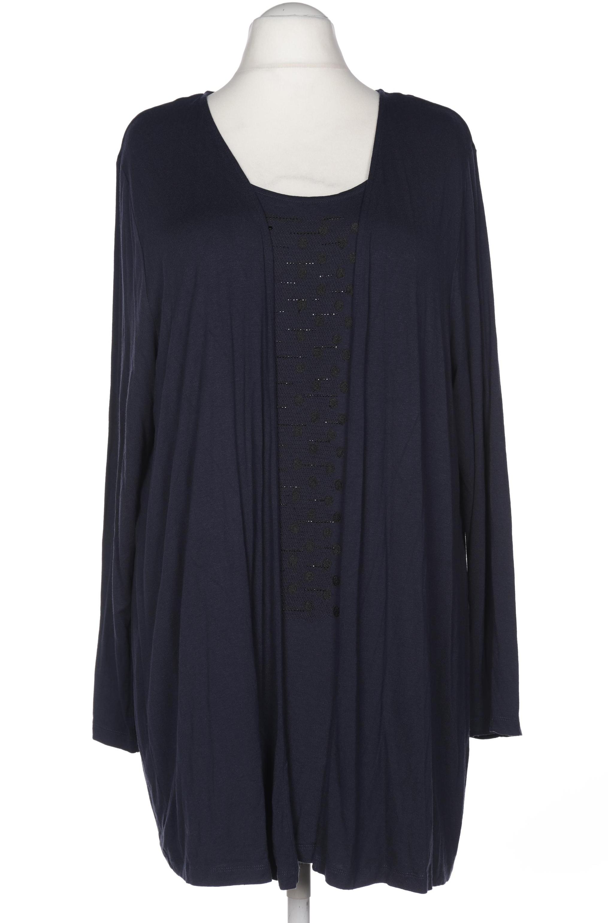 

Selection by Ulla Popken Damen Langarmshirt, marineblau