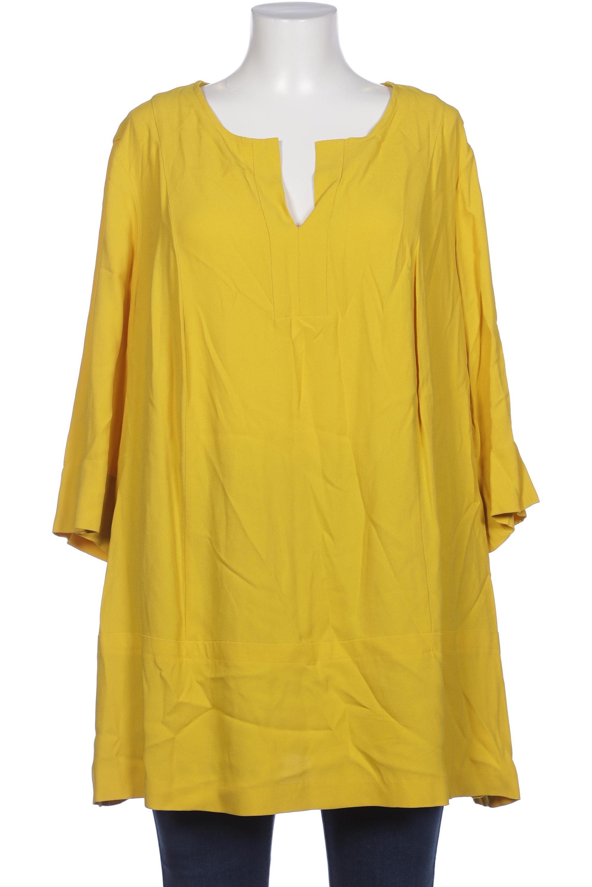 

Selection by Ulla Popken Damen Bluse, gelb, Gr. 50