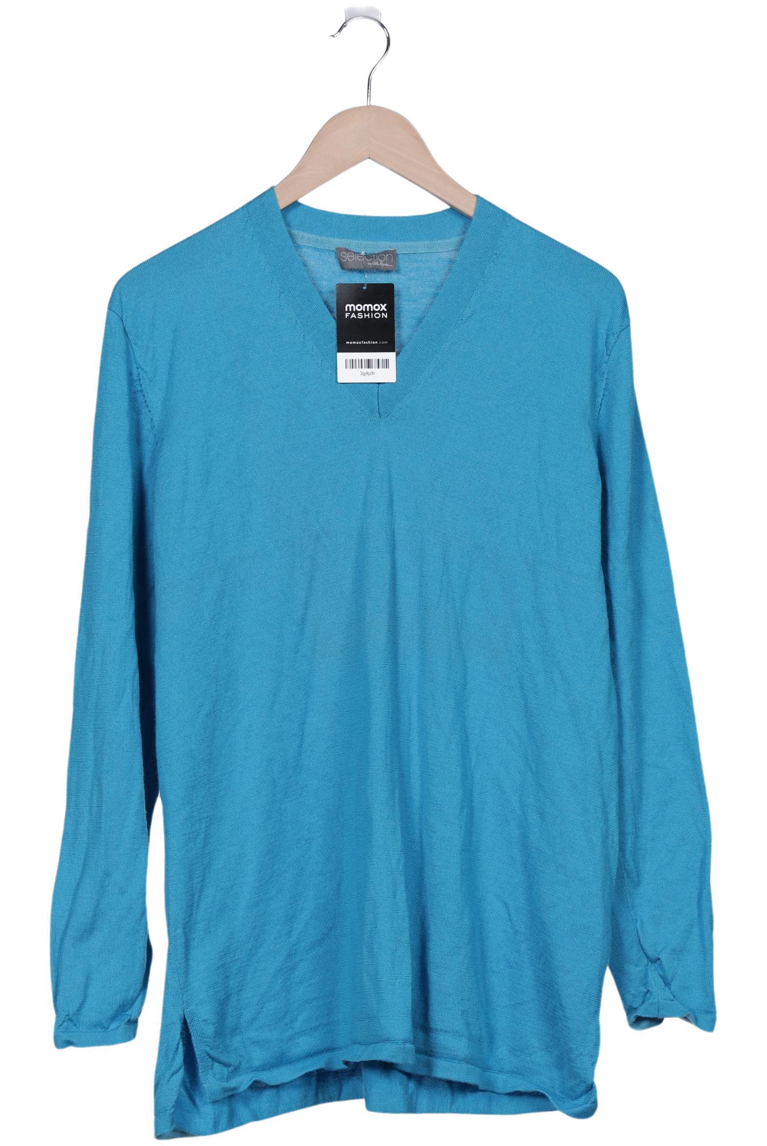 

Selection by Ulla Popken Damen Pullover, blau, Gr. 50