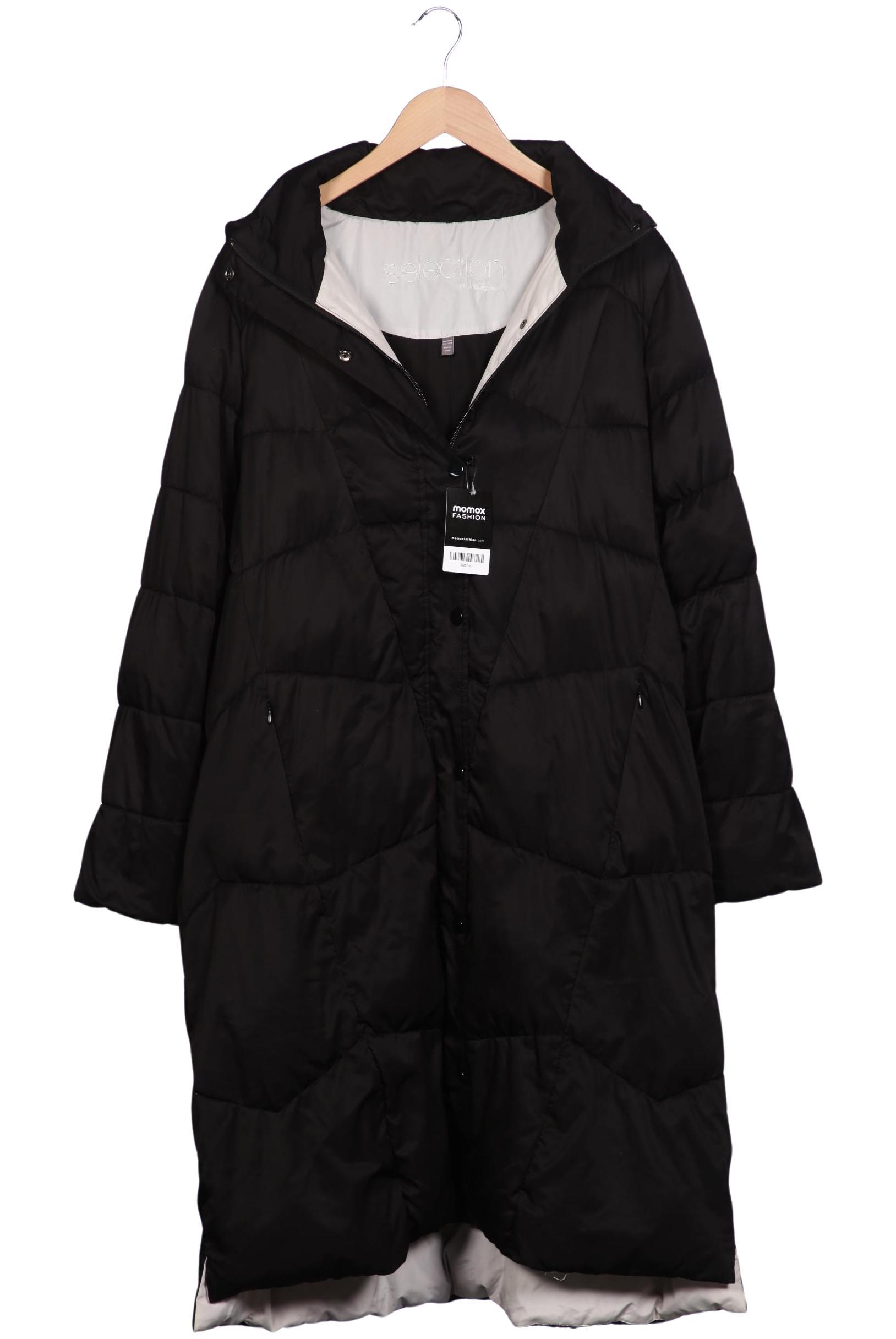 

Selection by Ulla Popken Damen Mantel, schwarz, Gr. 46