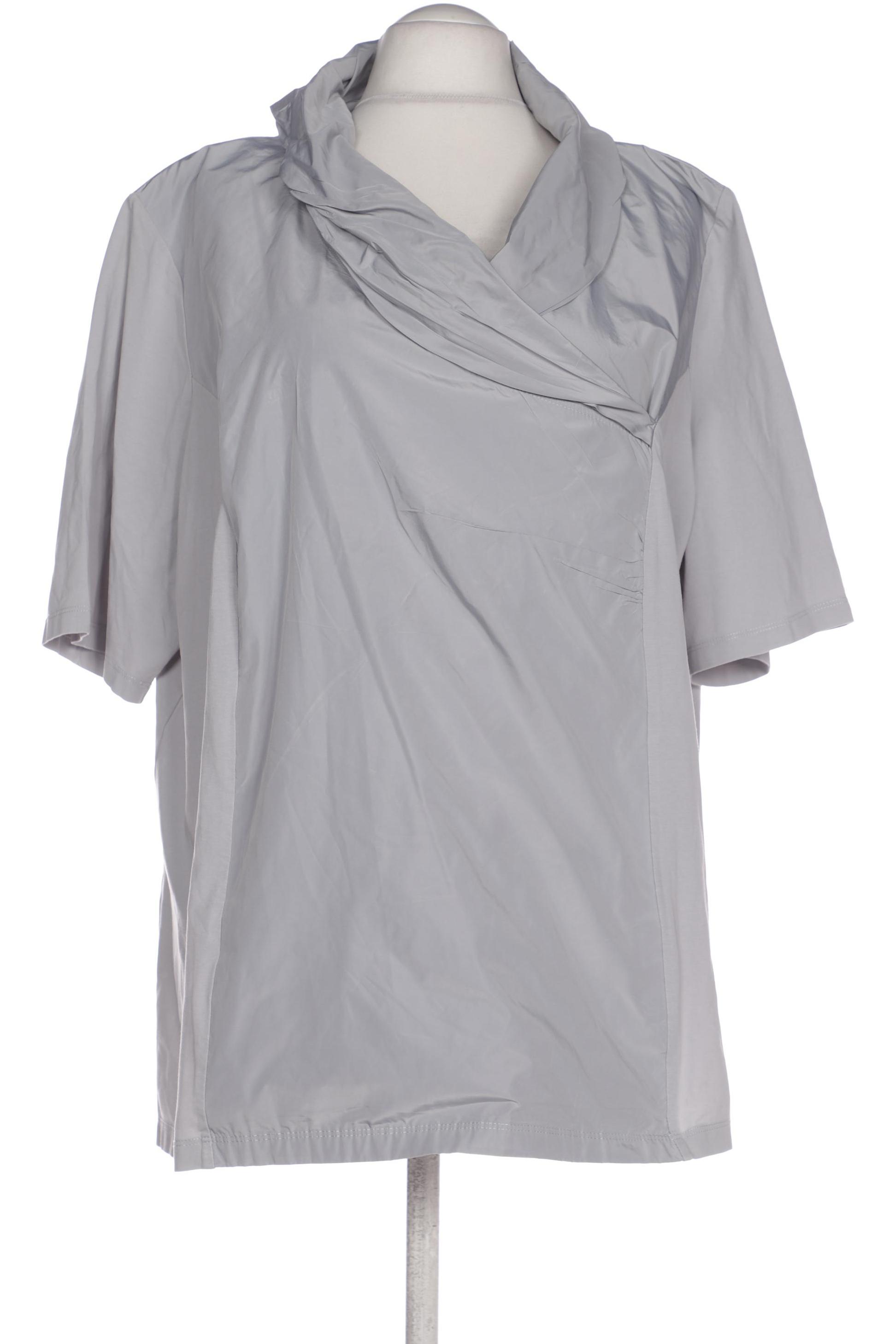 

Selection by Ulla Popken Damen Bluse, grau, Gr. 52