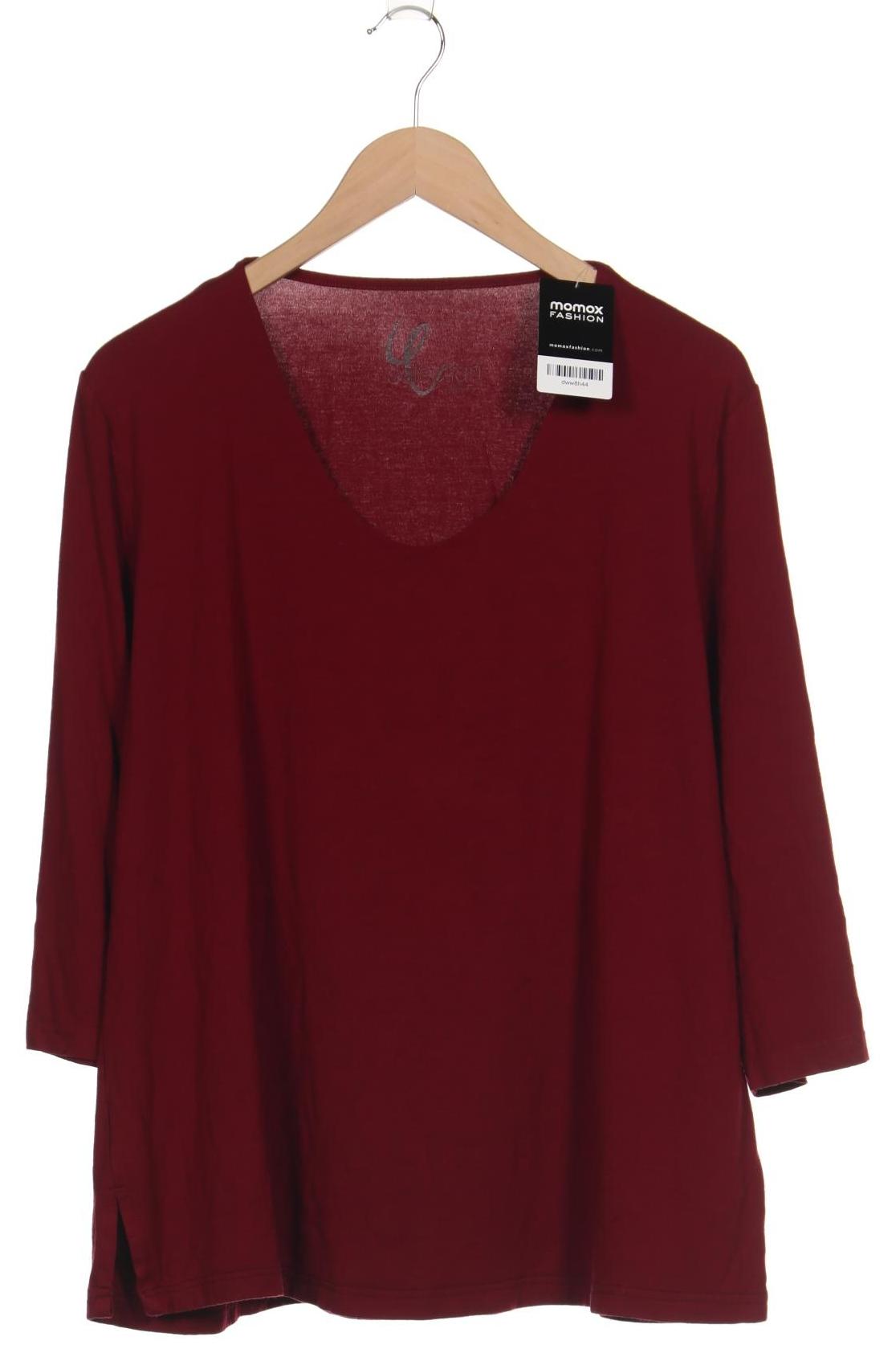 

Selection by Ulla Popken Damen Langarmshirt, bordeaux, Gr. 50