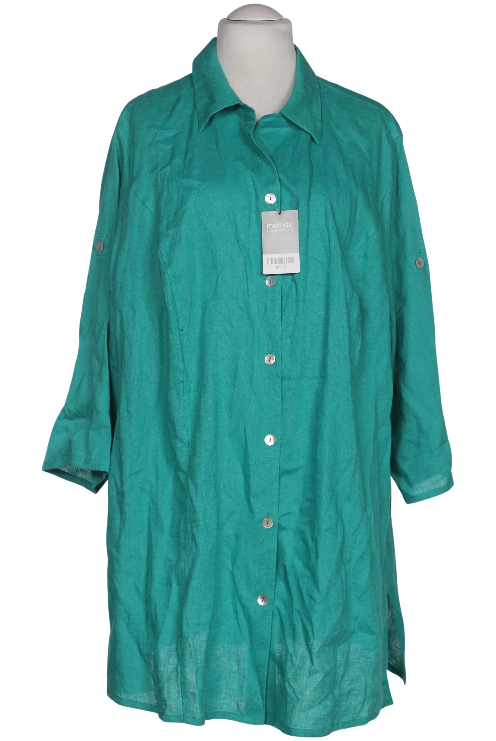 

Selection by Ulla Popken Damen Bluse, türkis, Gr. 58