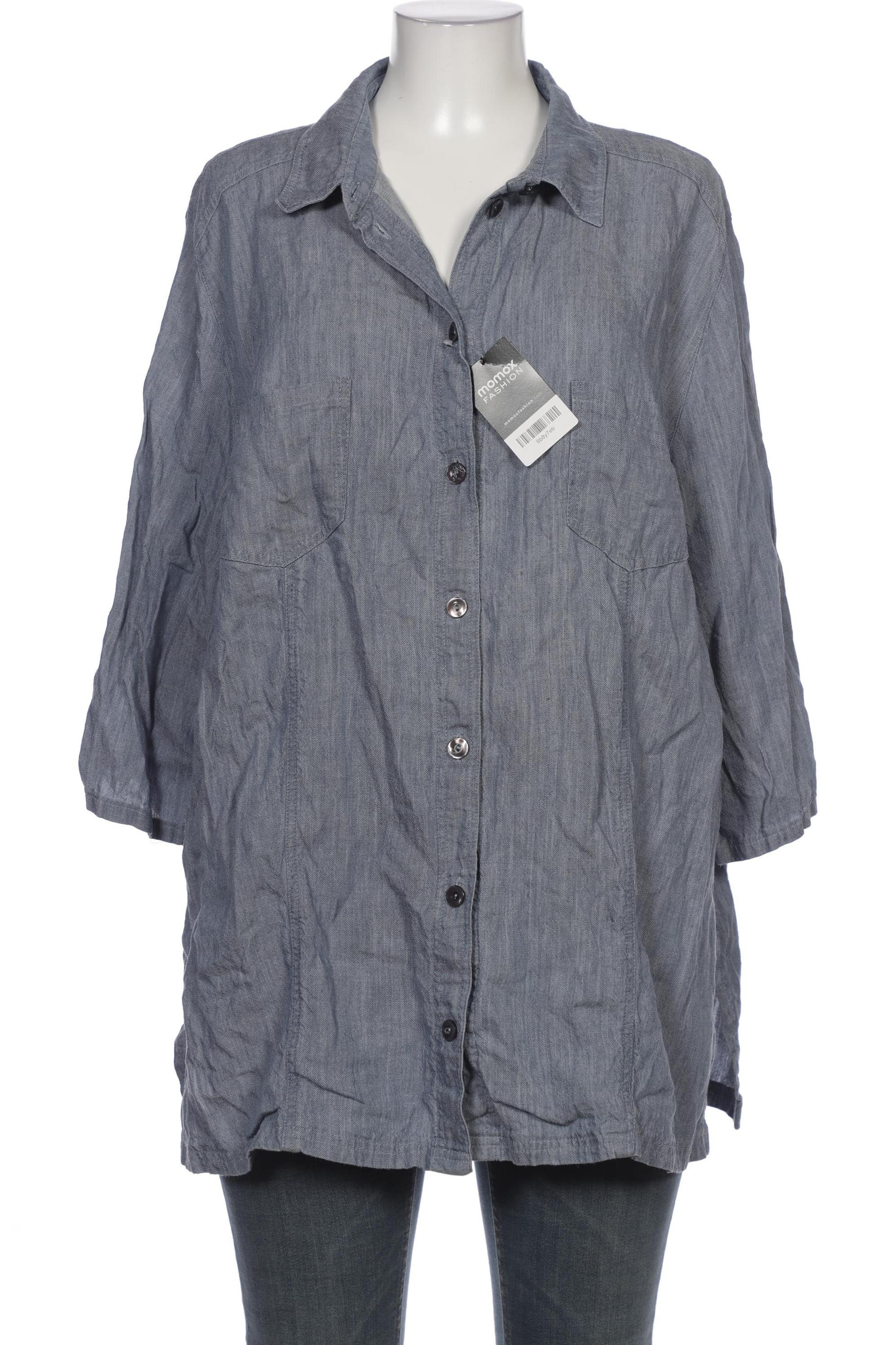 

Selection by Ulla Popken Damen Bluse, blau, Gr. 50