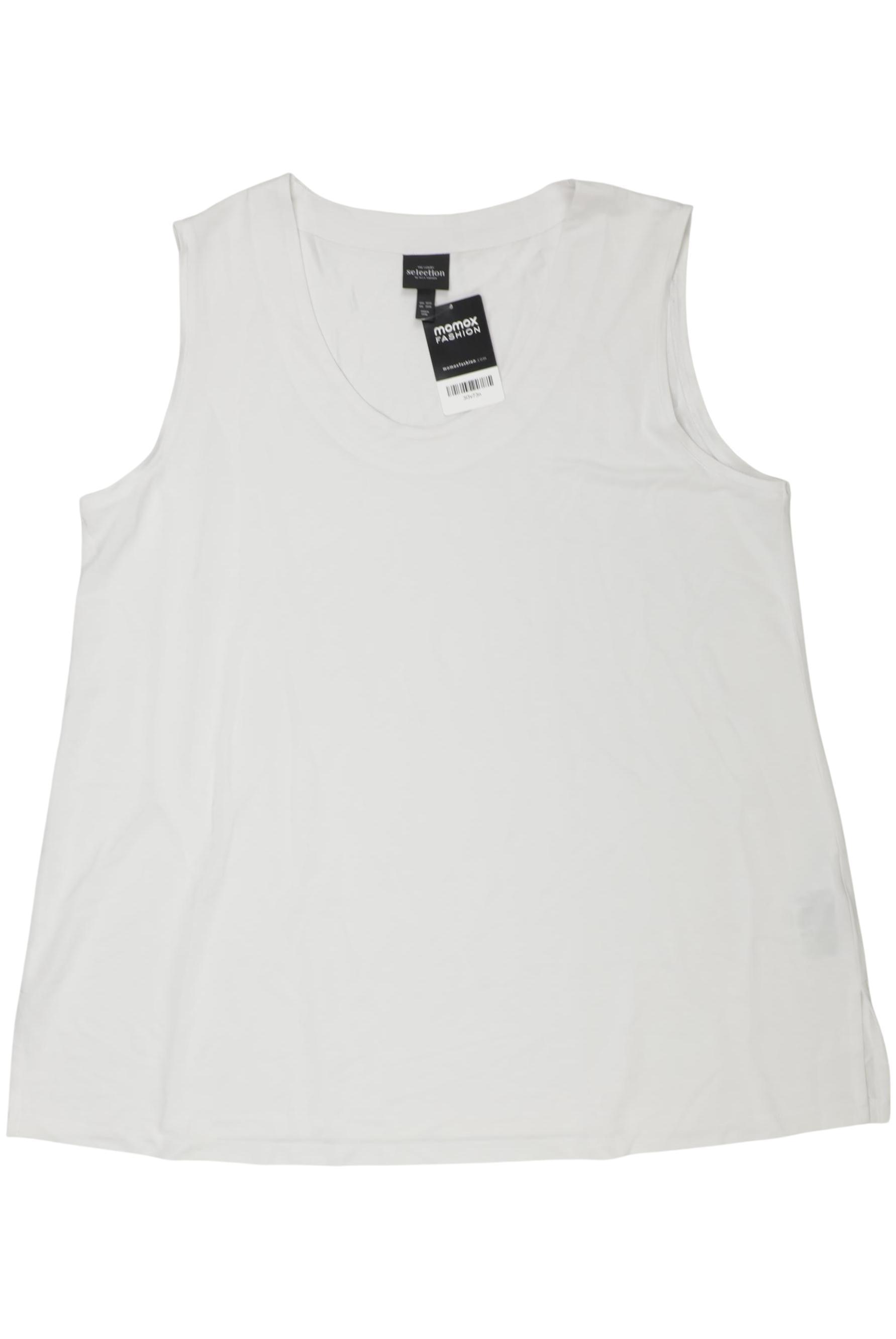 

Selection by Ulla Popken Damen Top, weiß, Gr. 50