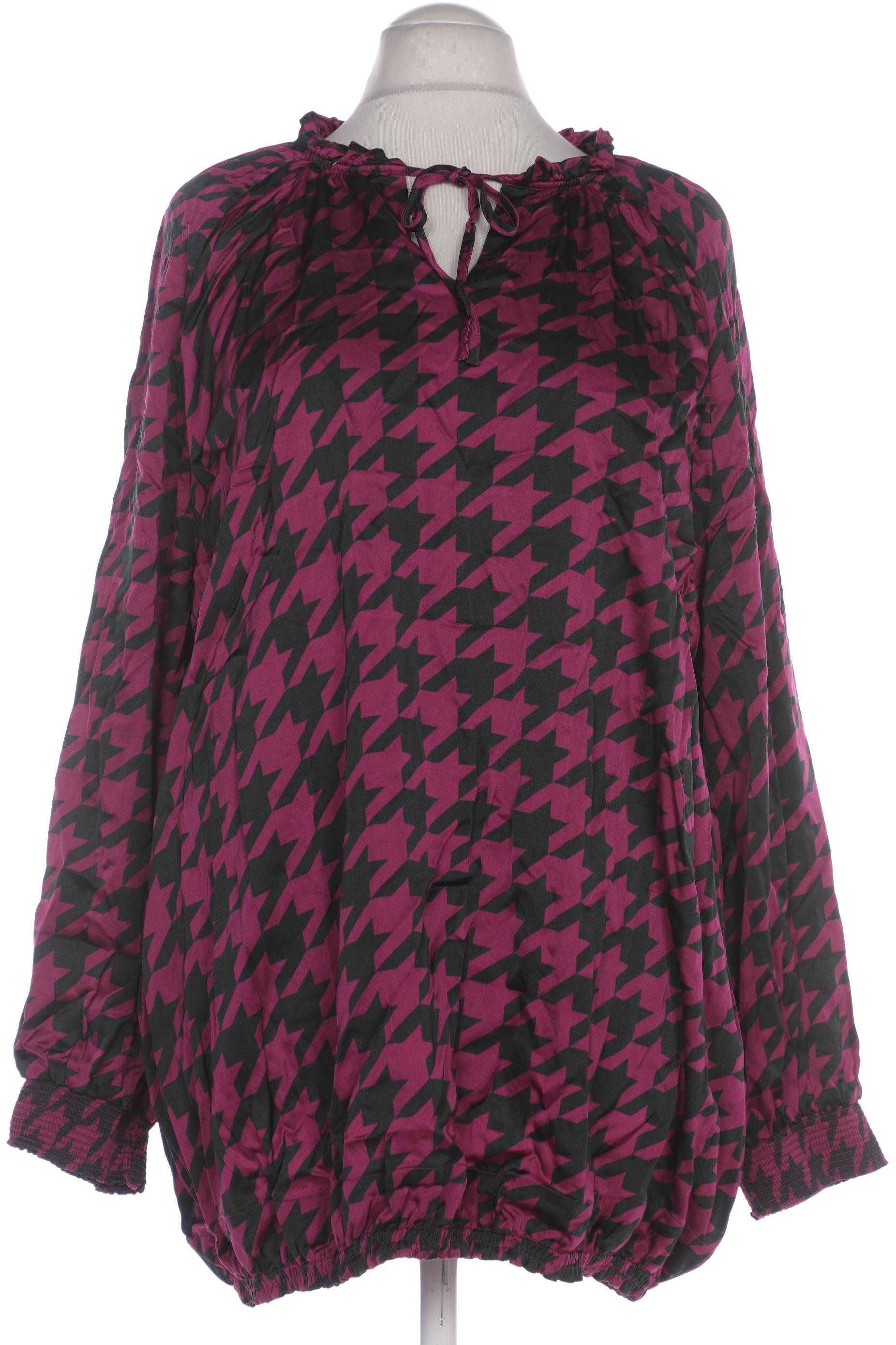 

Selection by Ulla Popken Damen Bluse, bordeaux, Gr. 52