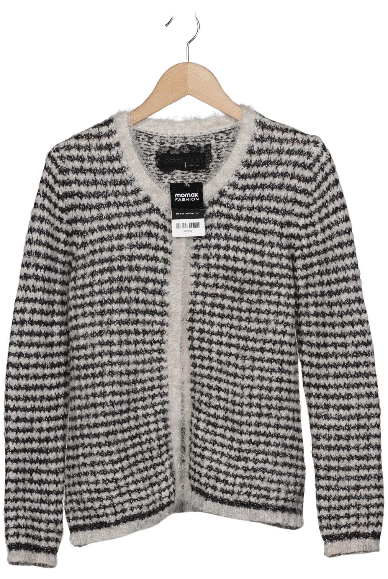 

Selection by Ulla Popken Damen Strickjacke, grau, Gr. 40