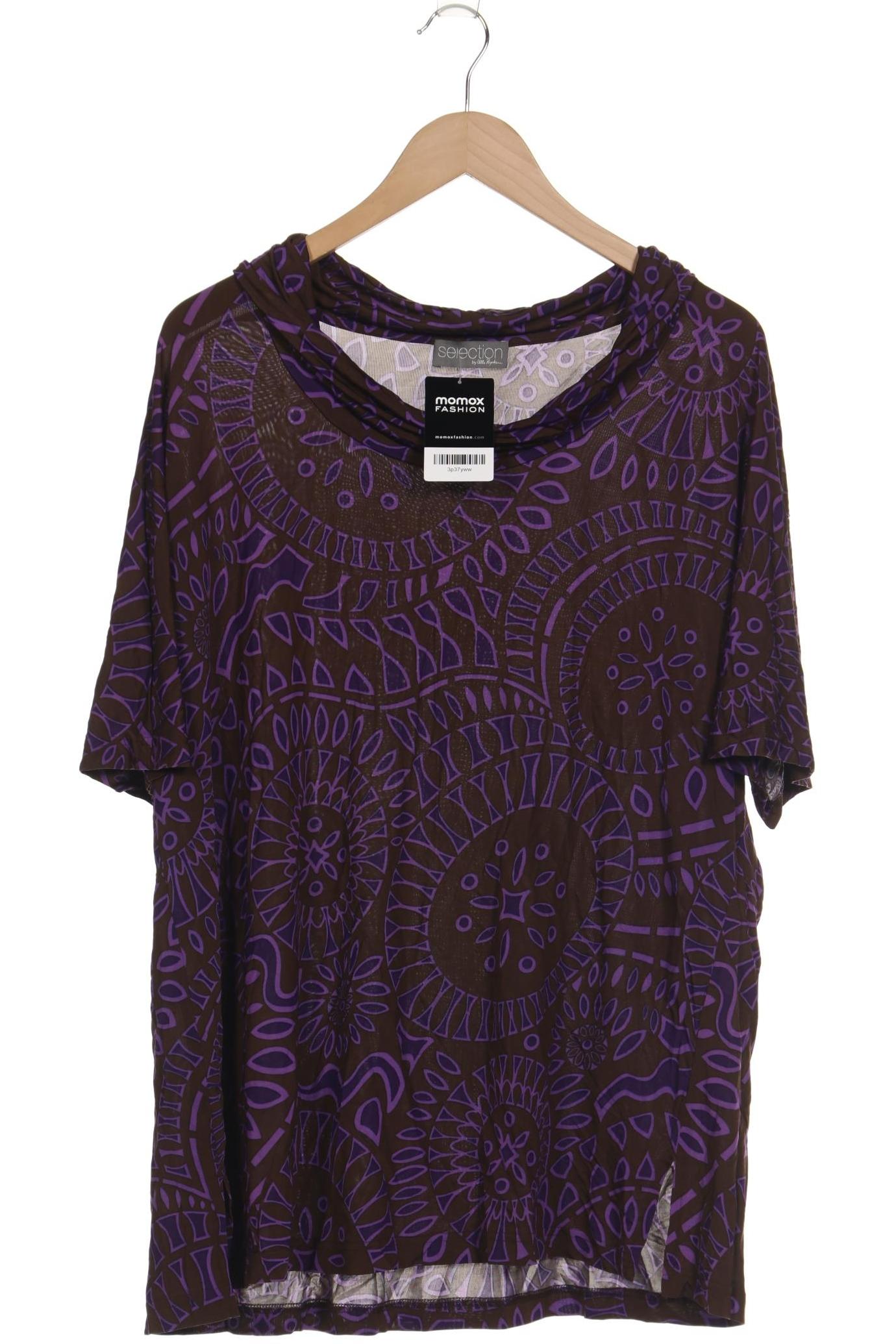

Selection by Ulla Popken Damen T-Shirt, braun, Gr. 50