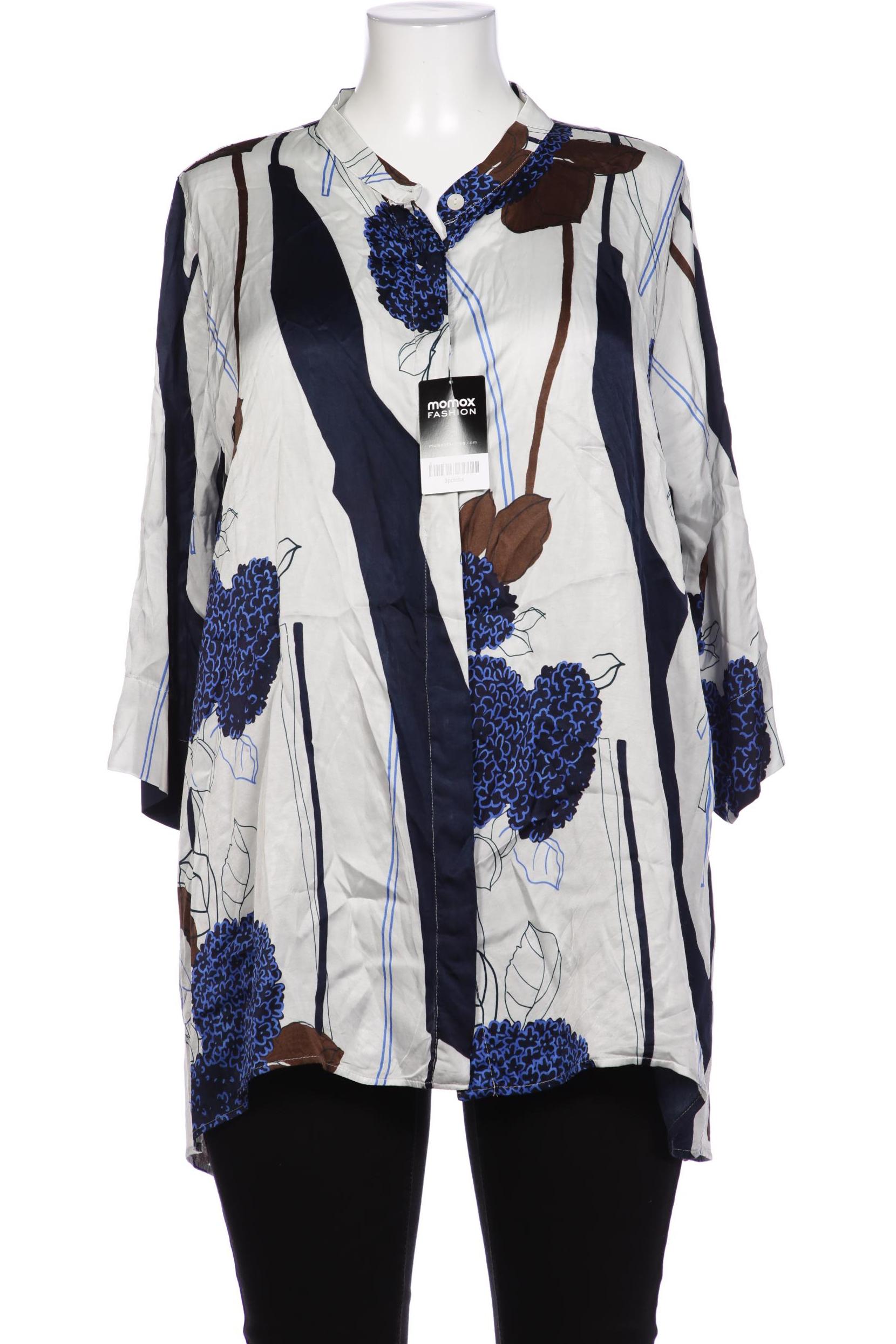 

Selection by Ulla Popken Damen Bluse, marineblau, Gr. 46