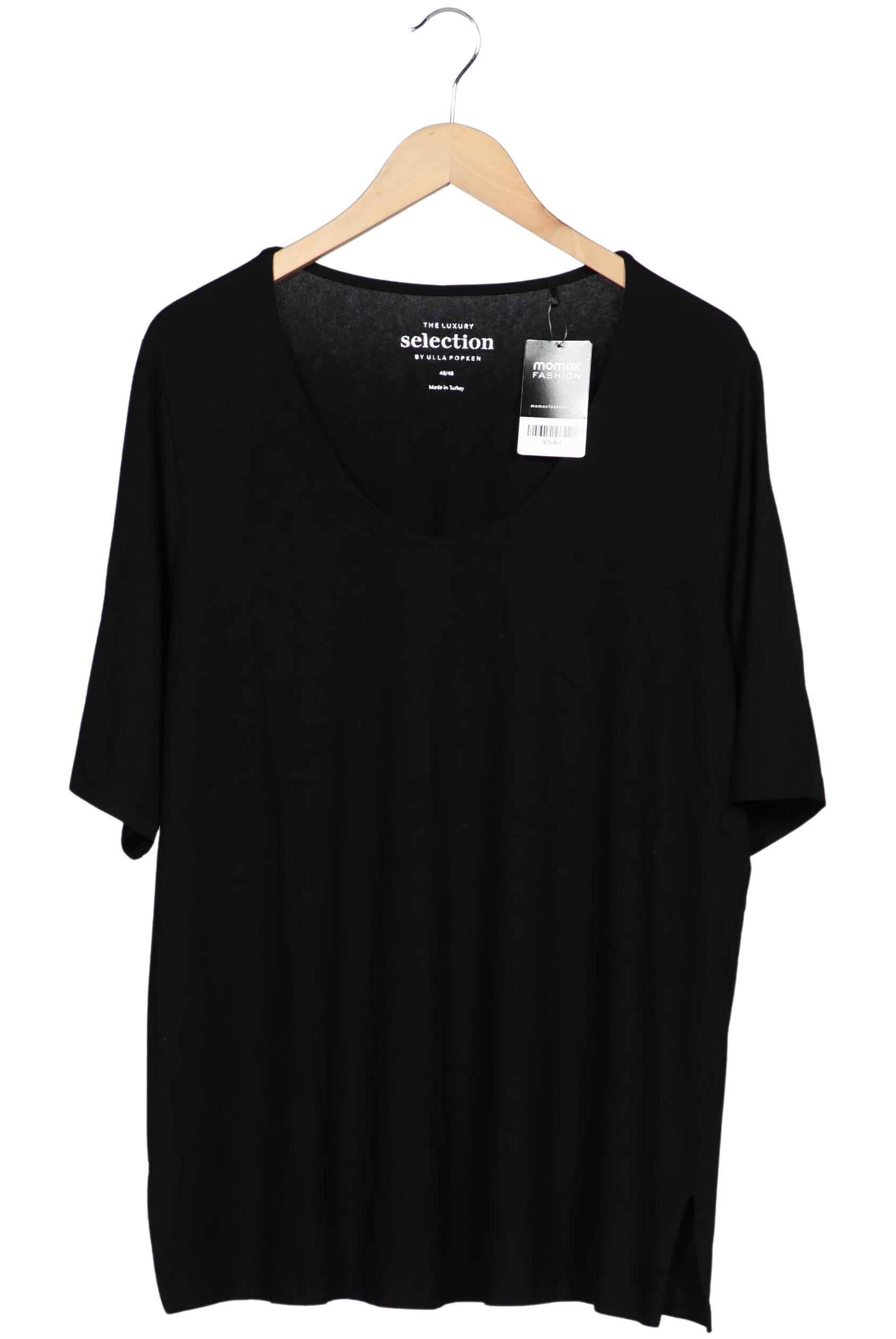 

Selection by Ulla Popken Damen T-Shirt, schwarz, Gr. 46