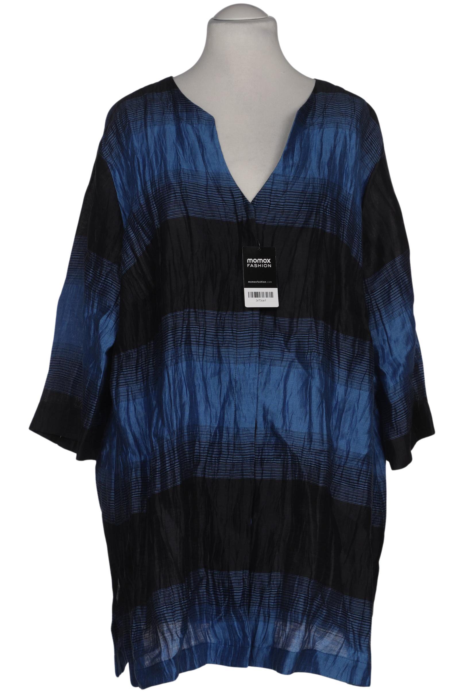 

Selection by Ulla Popken Damen Bluse, blau, Gr. 54