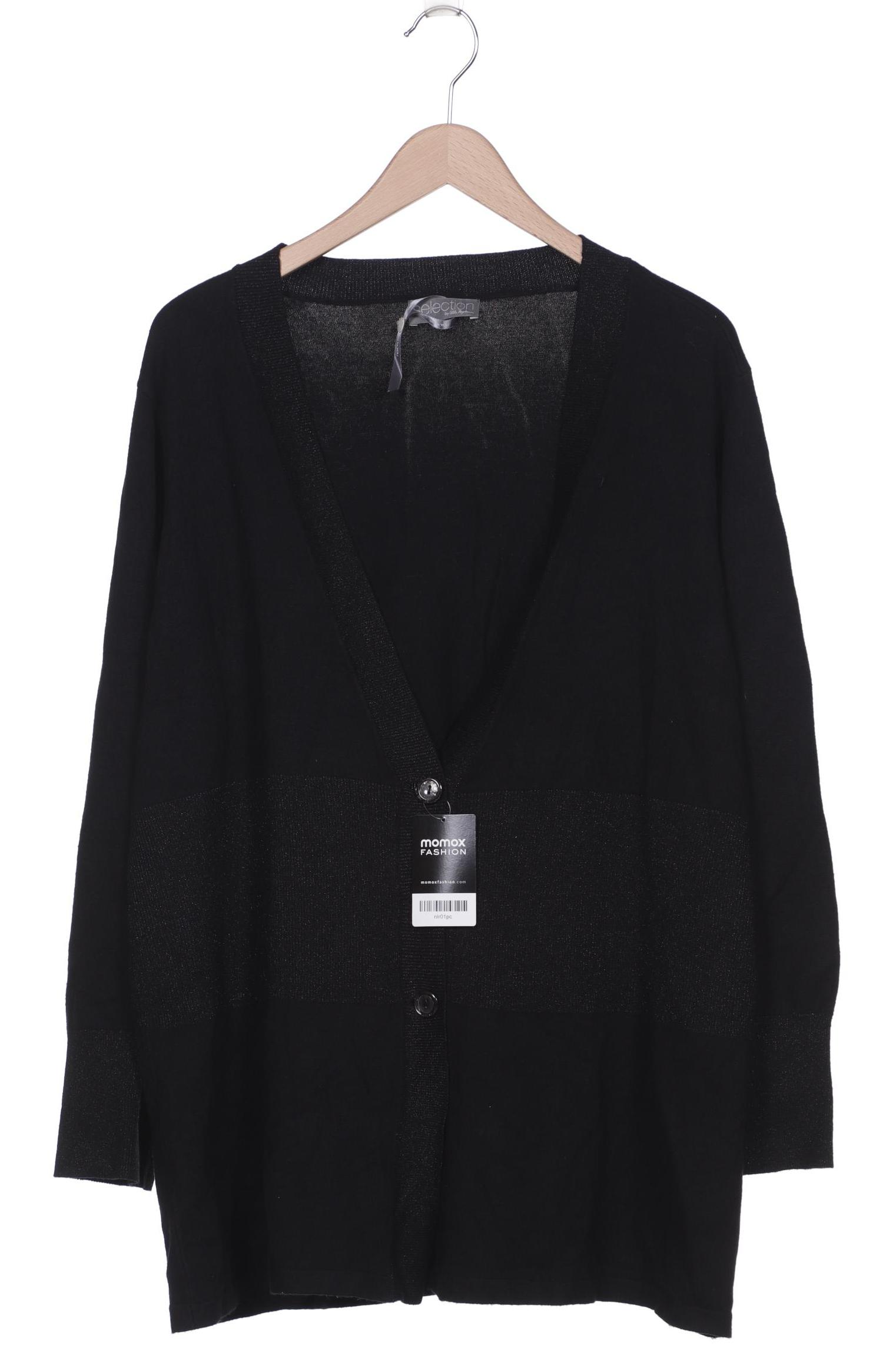 

Selection by Ulla Popken Damen Strickjacke, schwarz, Gr. 50