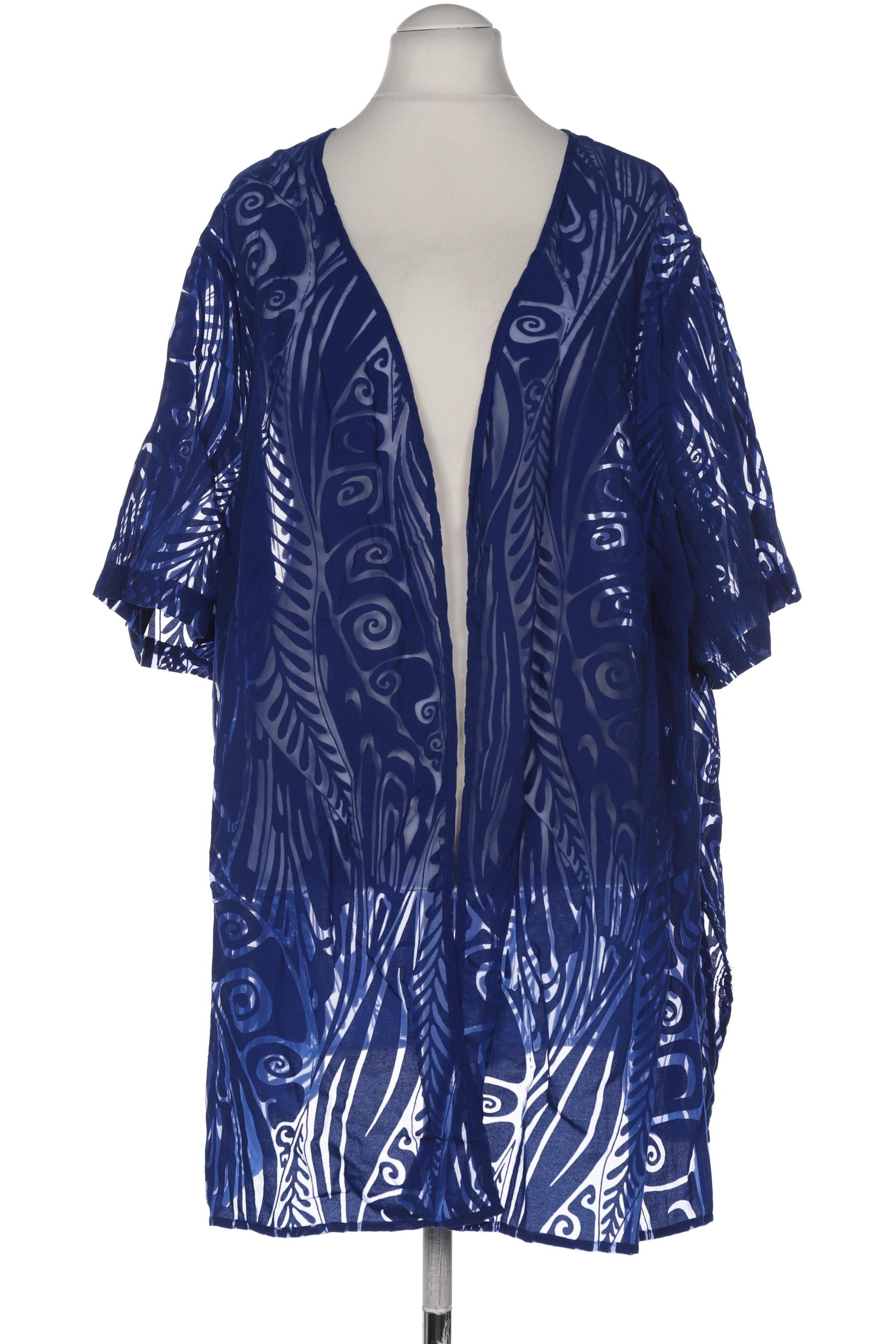 

Selection by Ulla Popken Damen Strickjacke, blau, Gr. 58