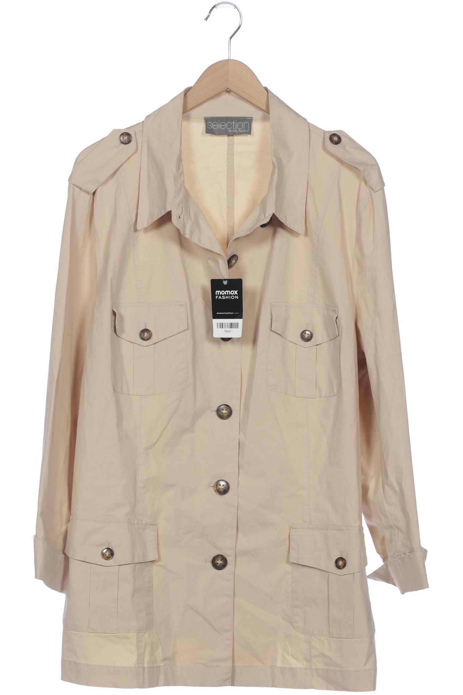 

Selection by Ulla Popken Damen Jacke, beige, Gr. 52