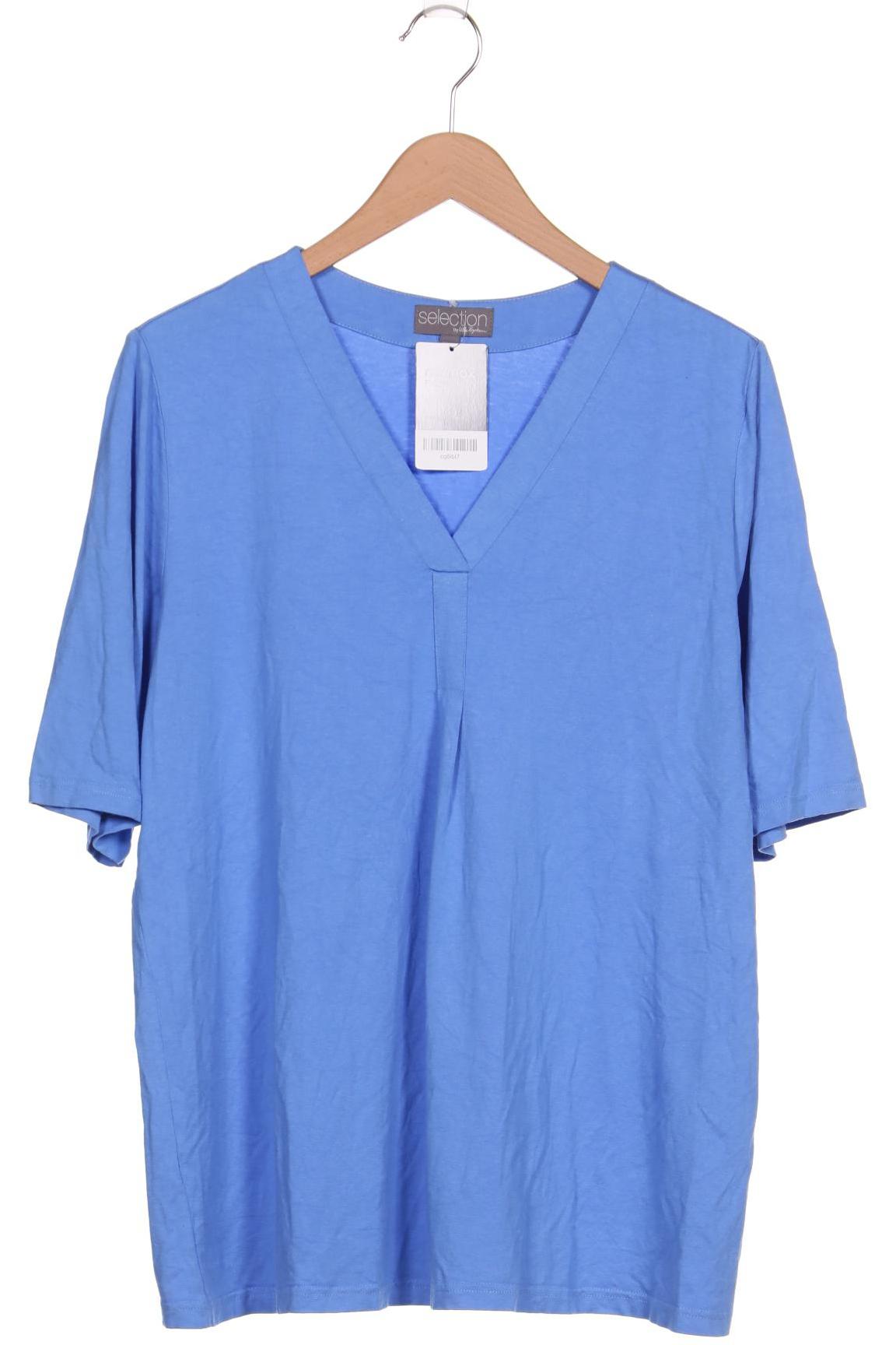 

Selection by Ulla Popken Damen T-Shirt, blau, Gr. 42