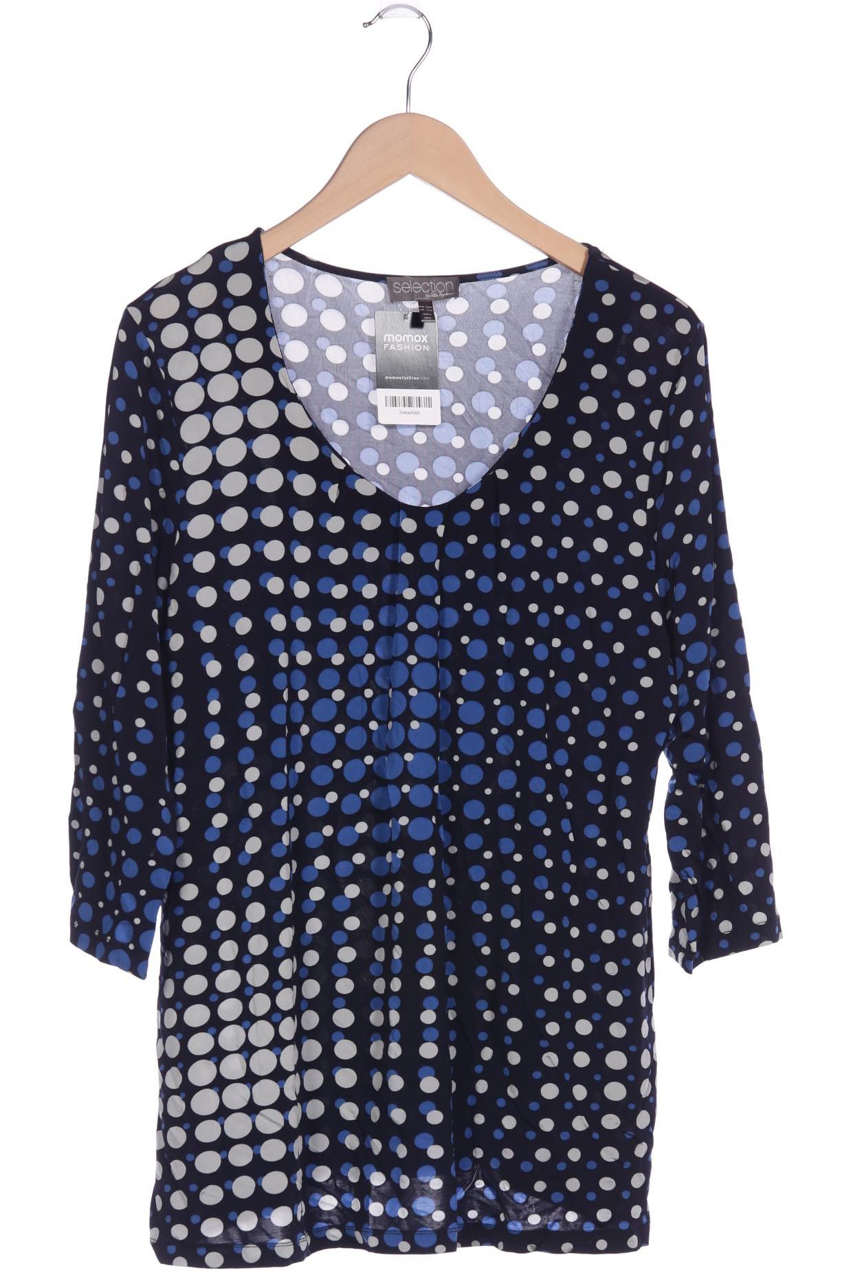 

Selection by Ulla Popken Damen Langarmshirt, marineblau, Gr. 42