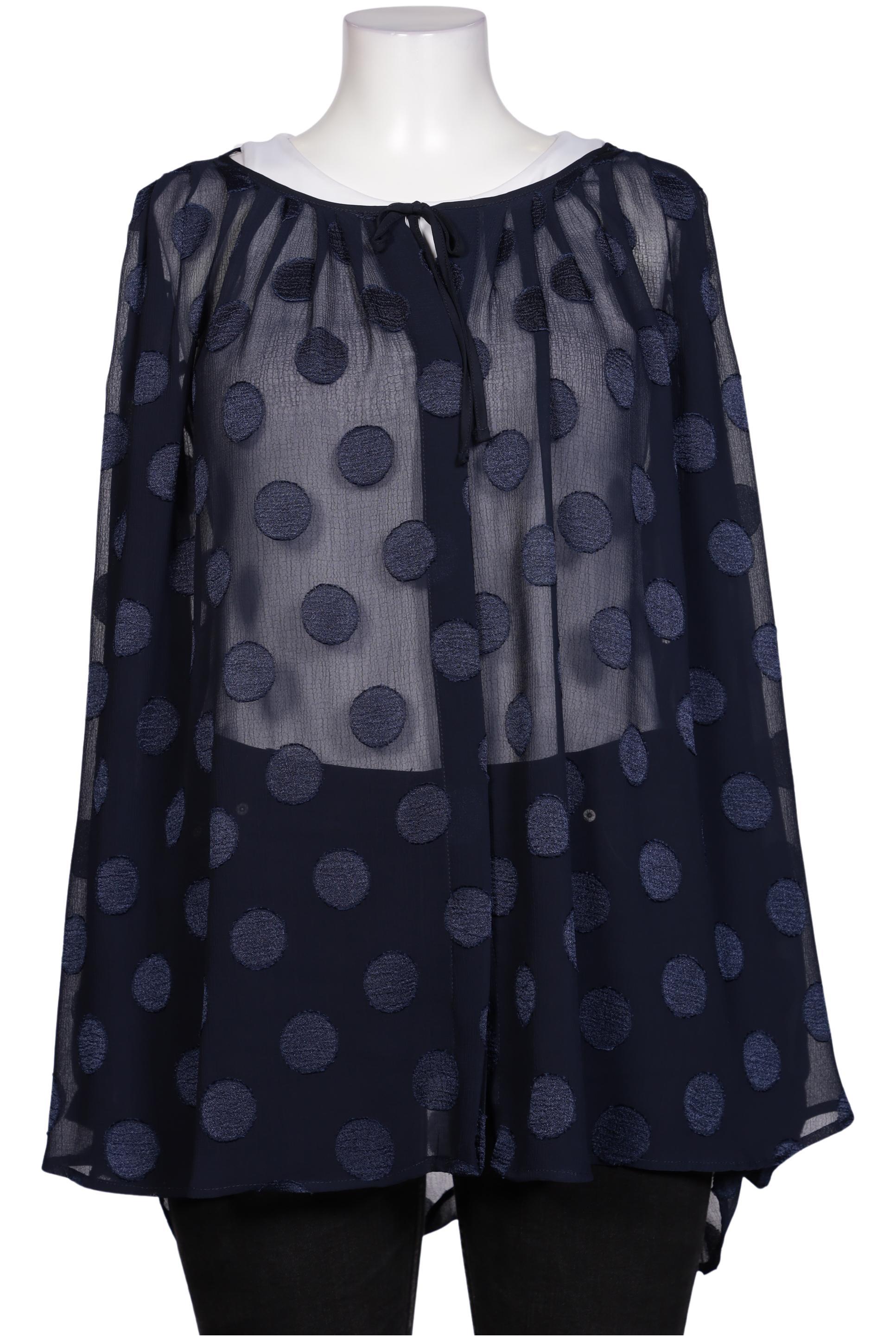 

Selection by Ulla Popken Damen Bluse, marineblau, Gr. 50