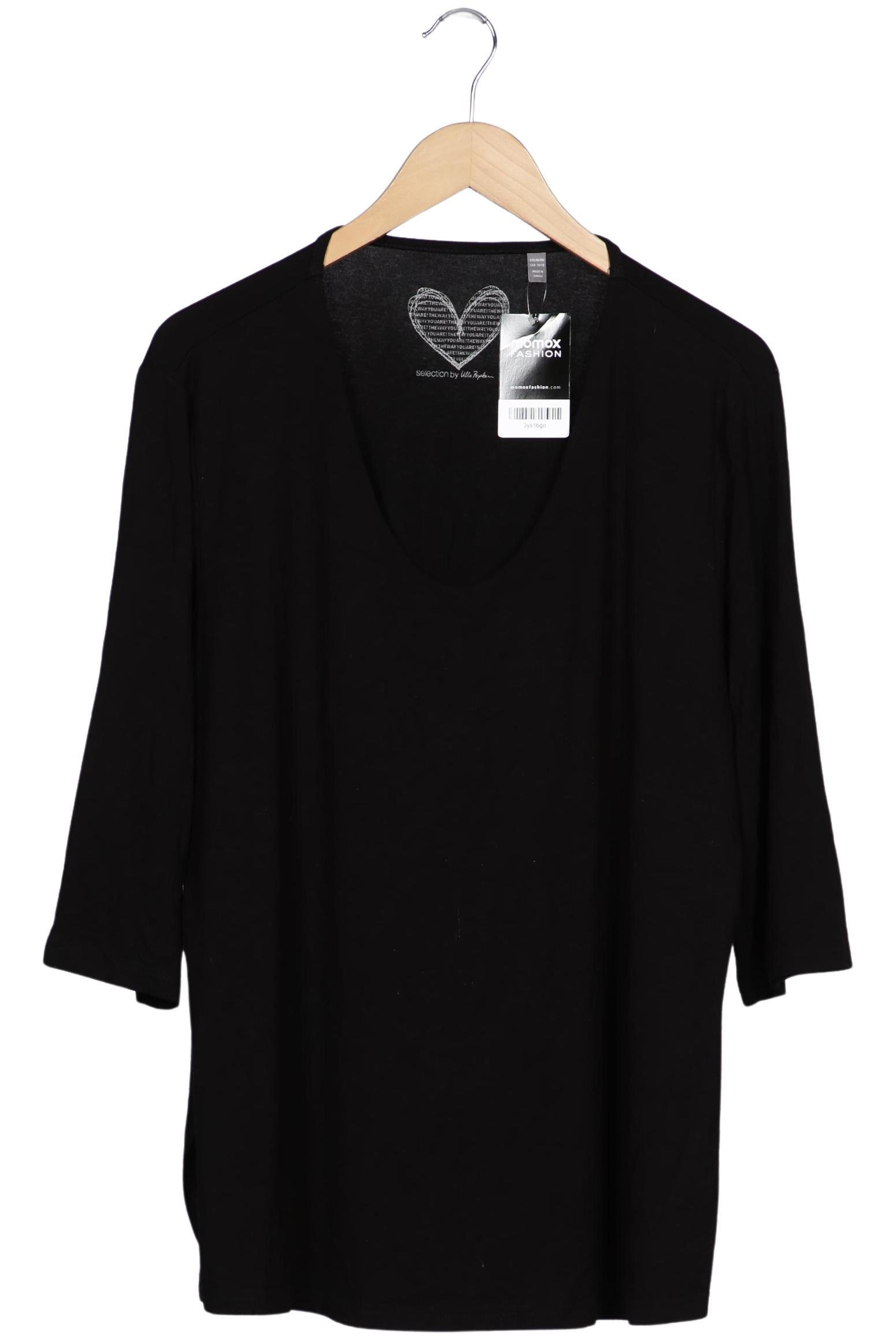 

Selection by Ulla Popken Damen Langarmshirt, schwarz, Gr. 46