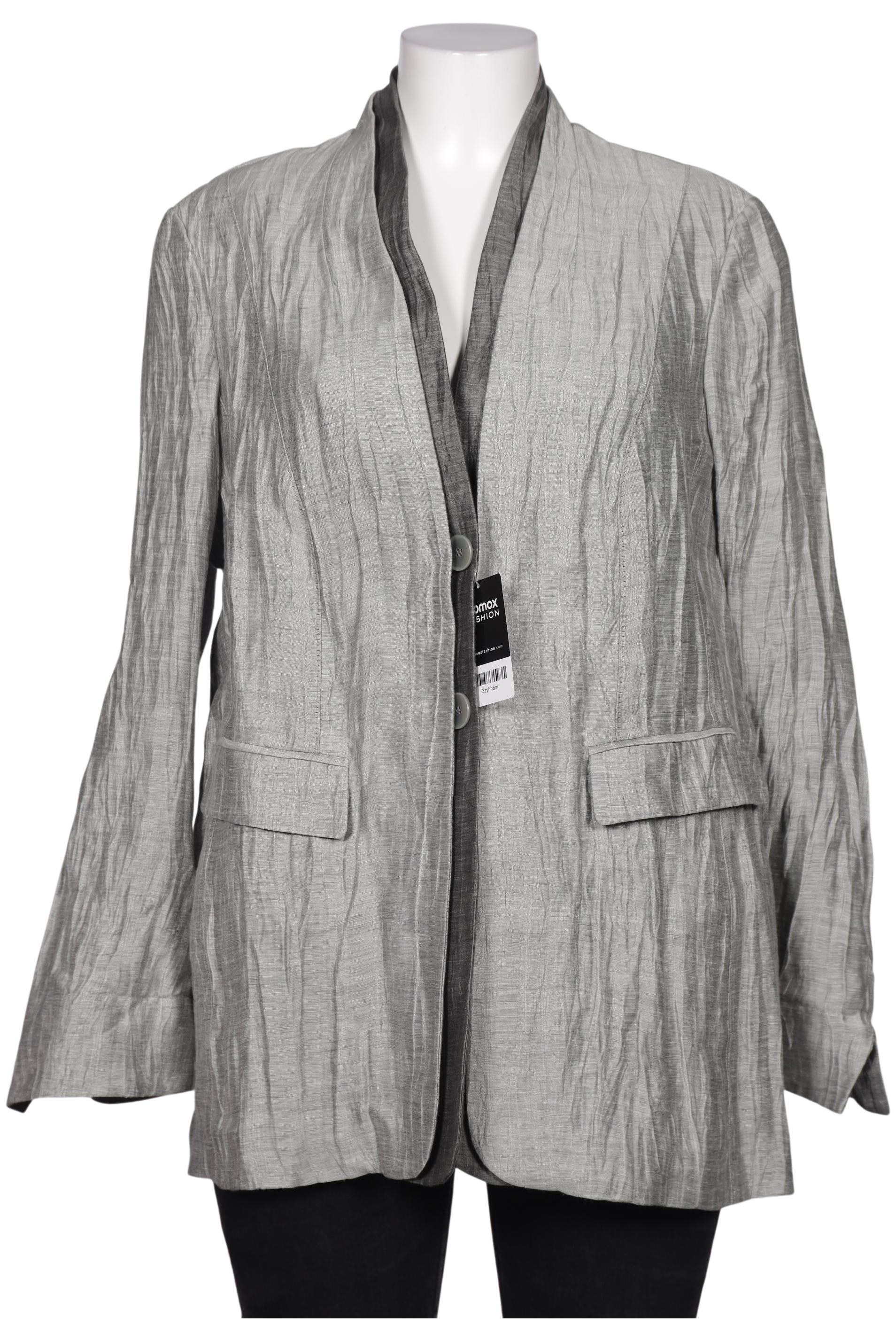

Selection by Ulla Popken Damen Blazer, grau, Gr. 46