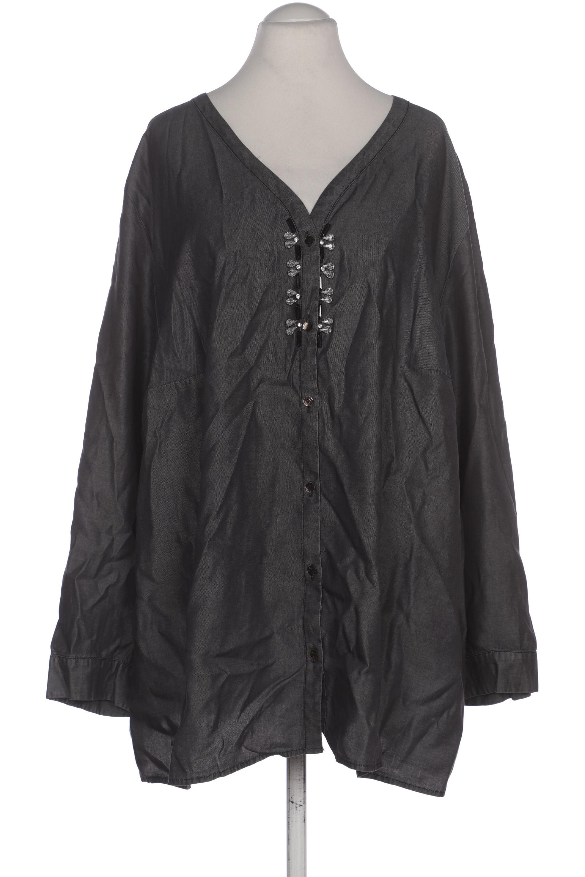

Selection by Ulla Popken Damen Bluse, grau, Gr. 50