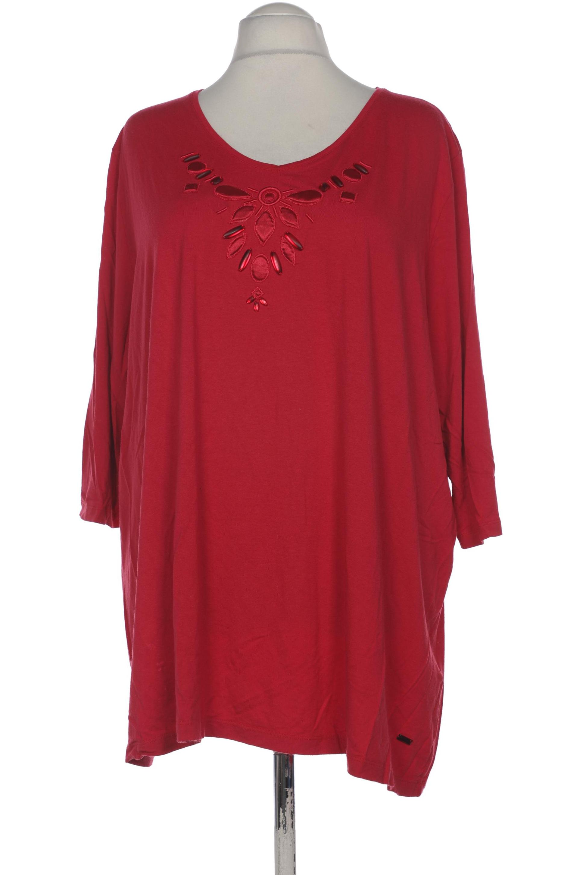 

Selection by Ulla Popken Damen T-Shirt, rot, Gr. 54