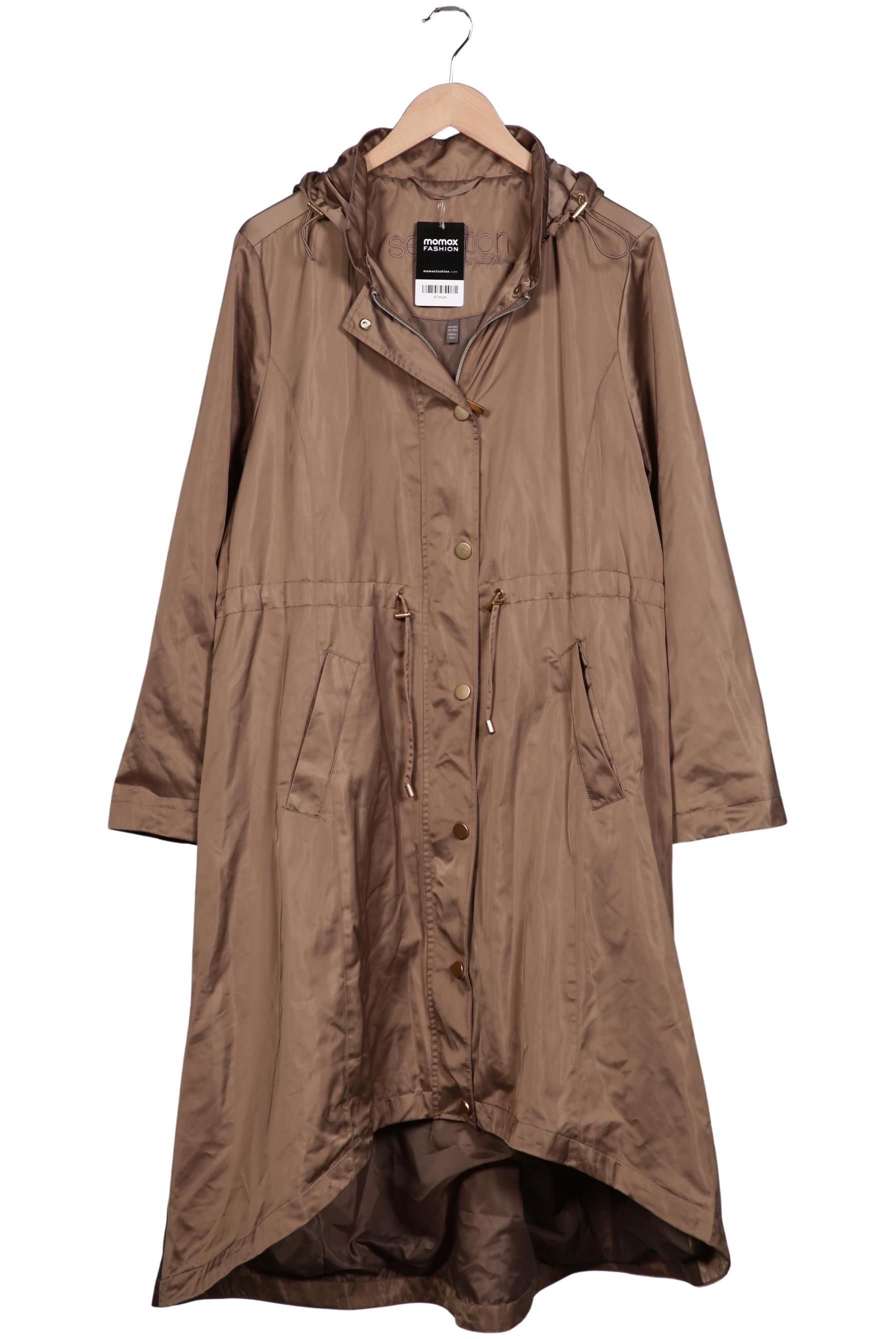 

Selection by Ulla Popken Damen Mantel, braun, Gr. 42