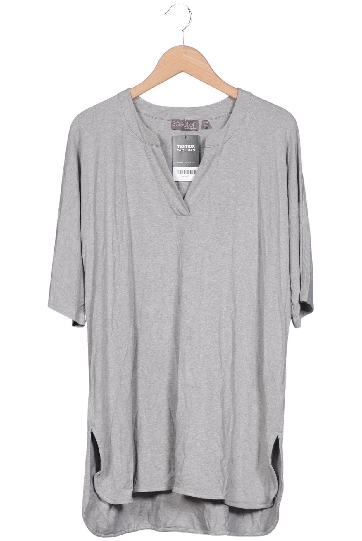 

Selection by Ulla Popken Damen T-Shirt, grau, Gr. 42