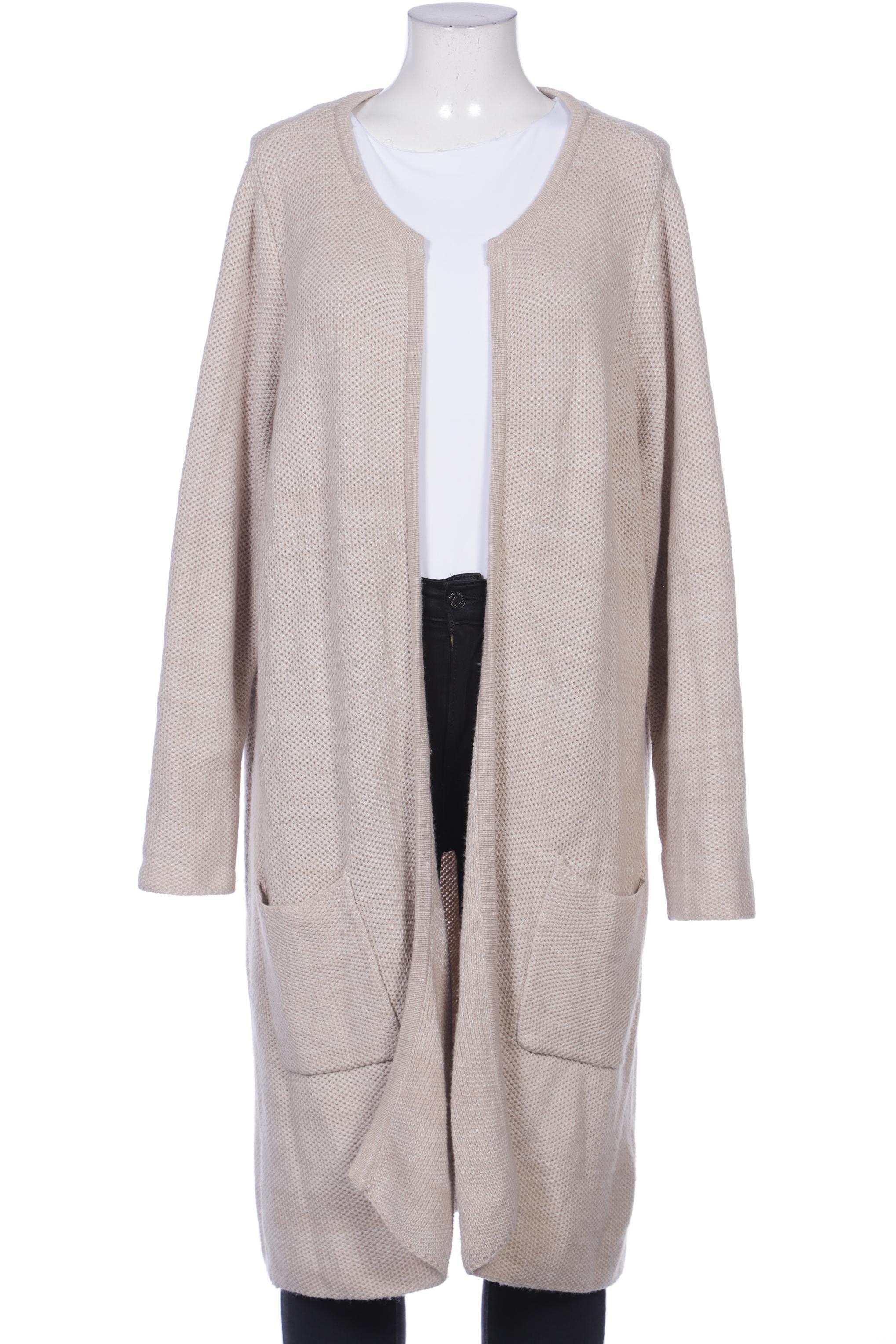 

Selection by Ulla Popken Damen Strickjacke, beige, Gr. 46