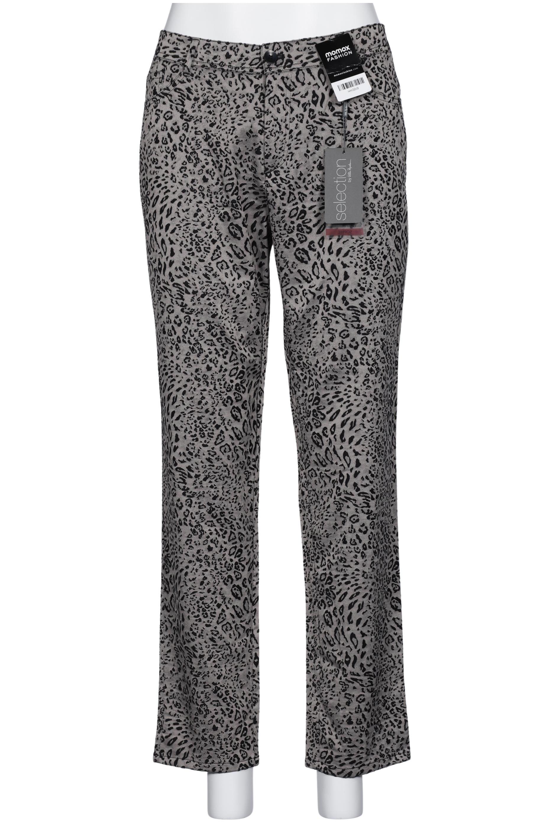 

Selection by Ulla Popken Damen Stoffhose, grau, Gr. 46